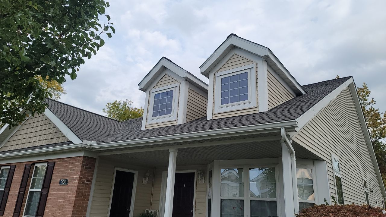 ATLAS PINNACLE PRISTINE COLOR: WEATHERED WOOD DRIP EDGE: WHITE by Eagle Eye Roofing