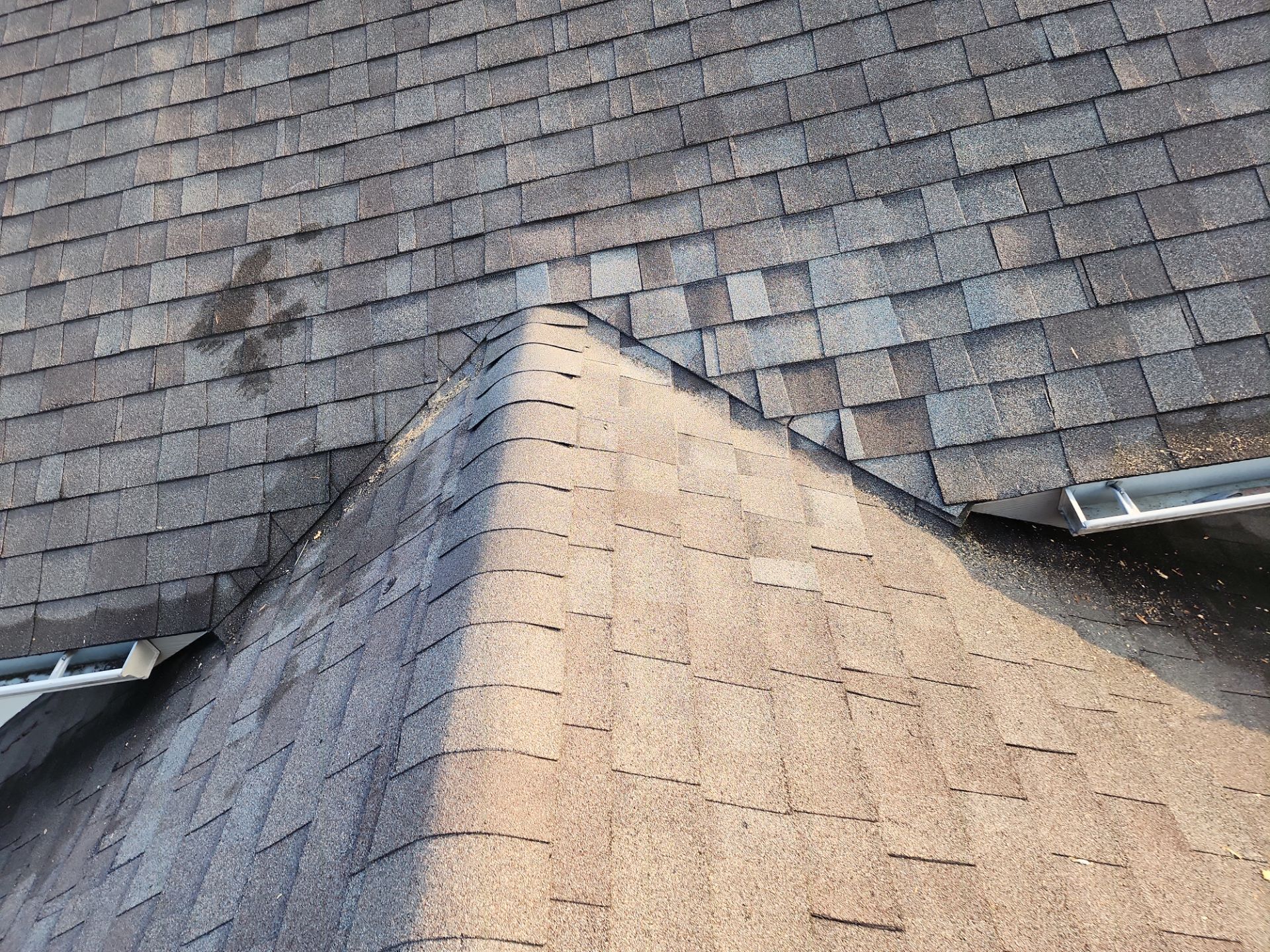 Hail Damage using Owen's Corning Duration (Lifetime) Shingles by Roof Repair Company