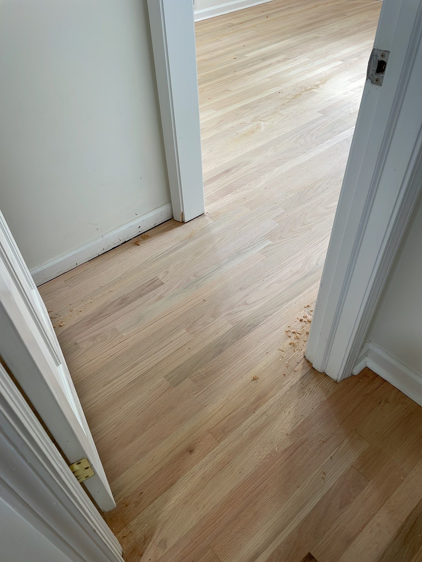 Red Oak refinish with Provencial stain by Footprints Floors of East Atlanta
