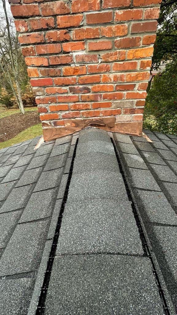 GAF Slateline Shingles with Copper Standing Seam and Flashings by Undersun Roofing 