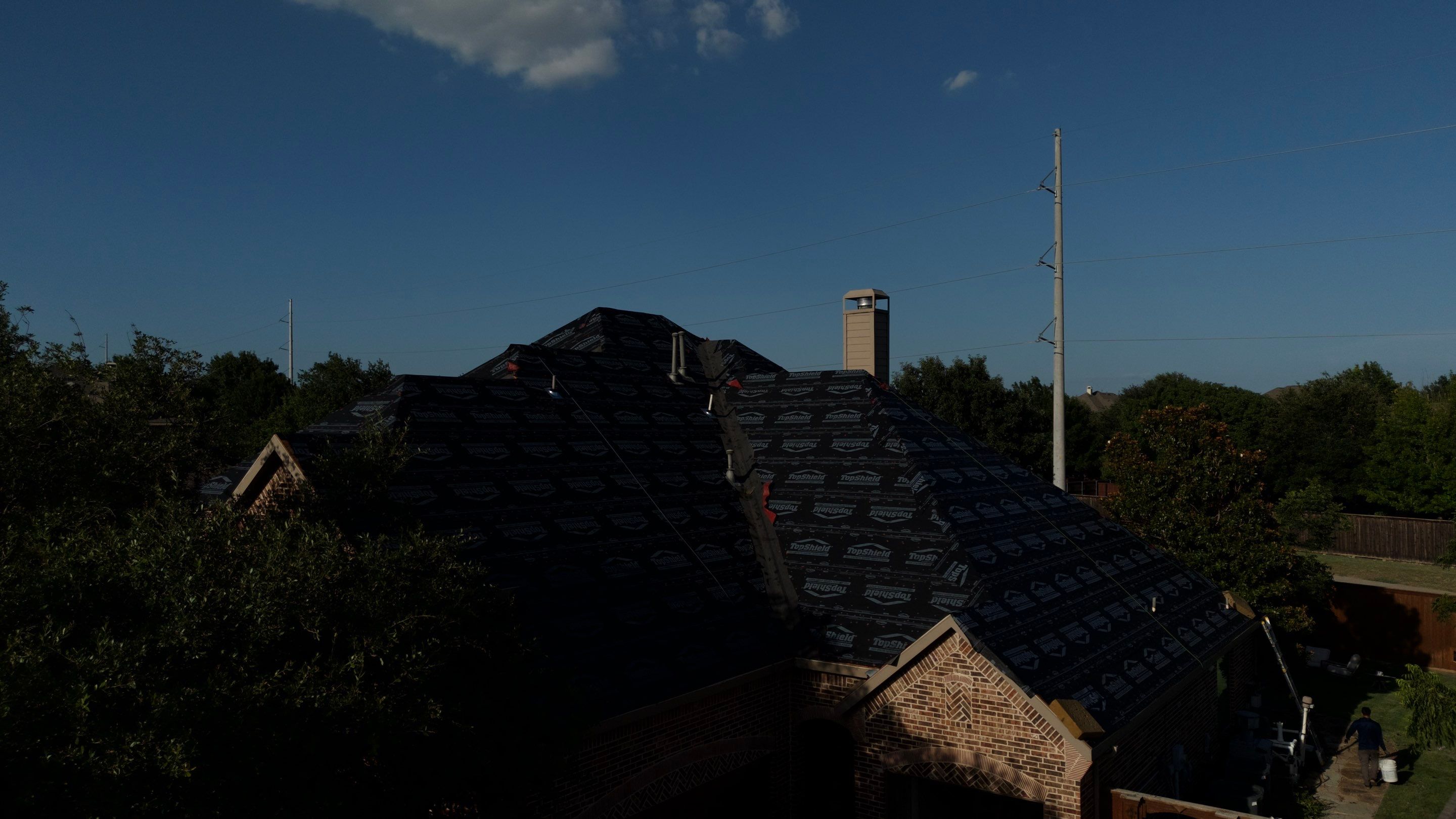 Residential Roof Repair using IKO Dynasty Class 3 Impact Resistant Shingles by Becker Roofing and Exteriors