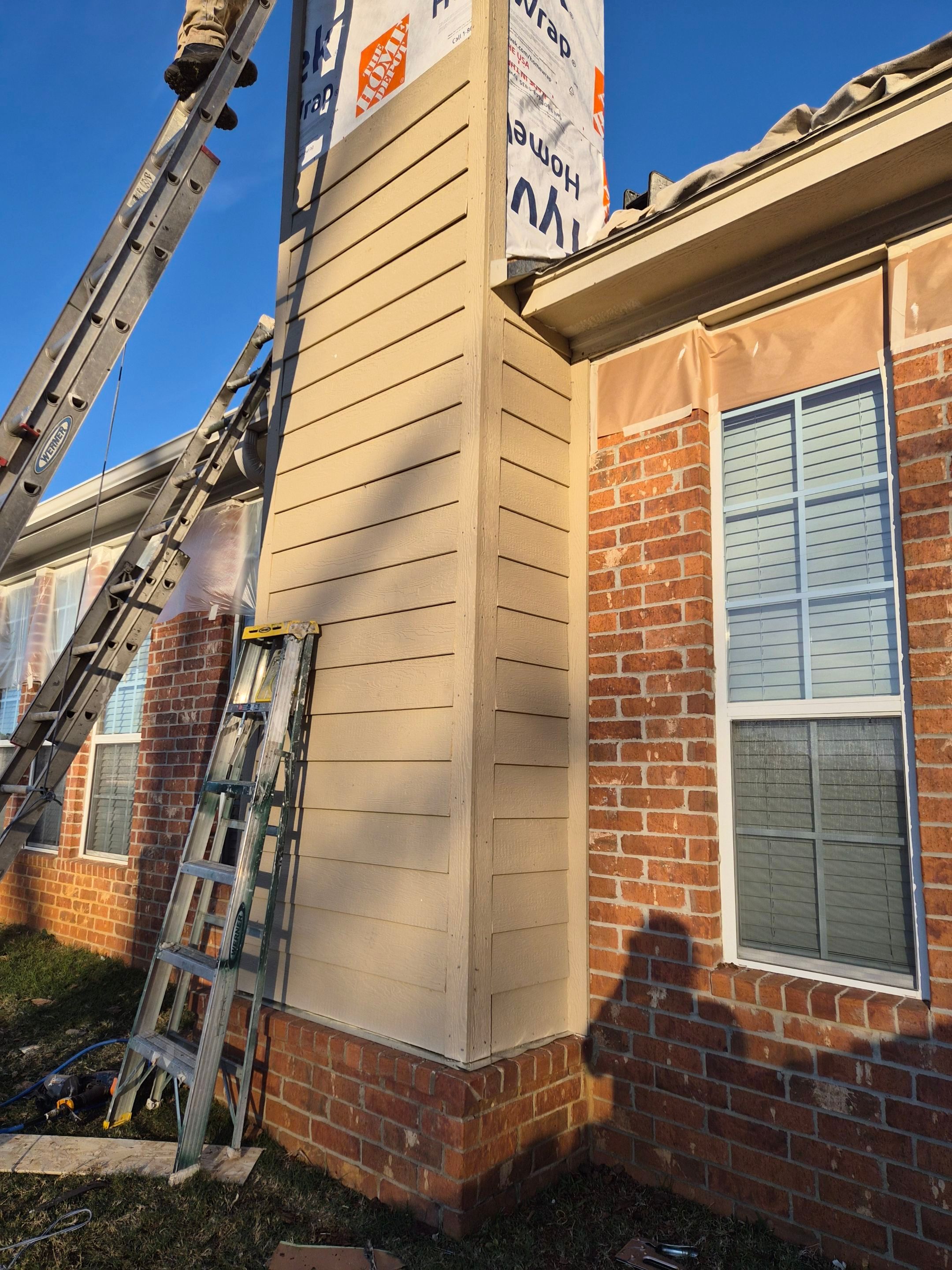 Exterior Painting & Chimney Restoration in Tyler, TX by Quality Coats Painting