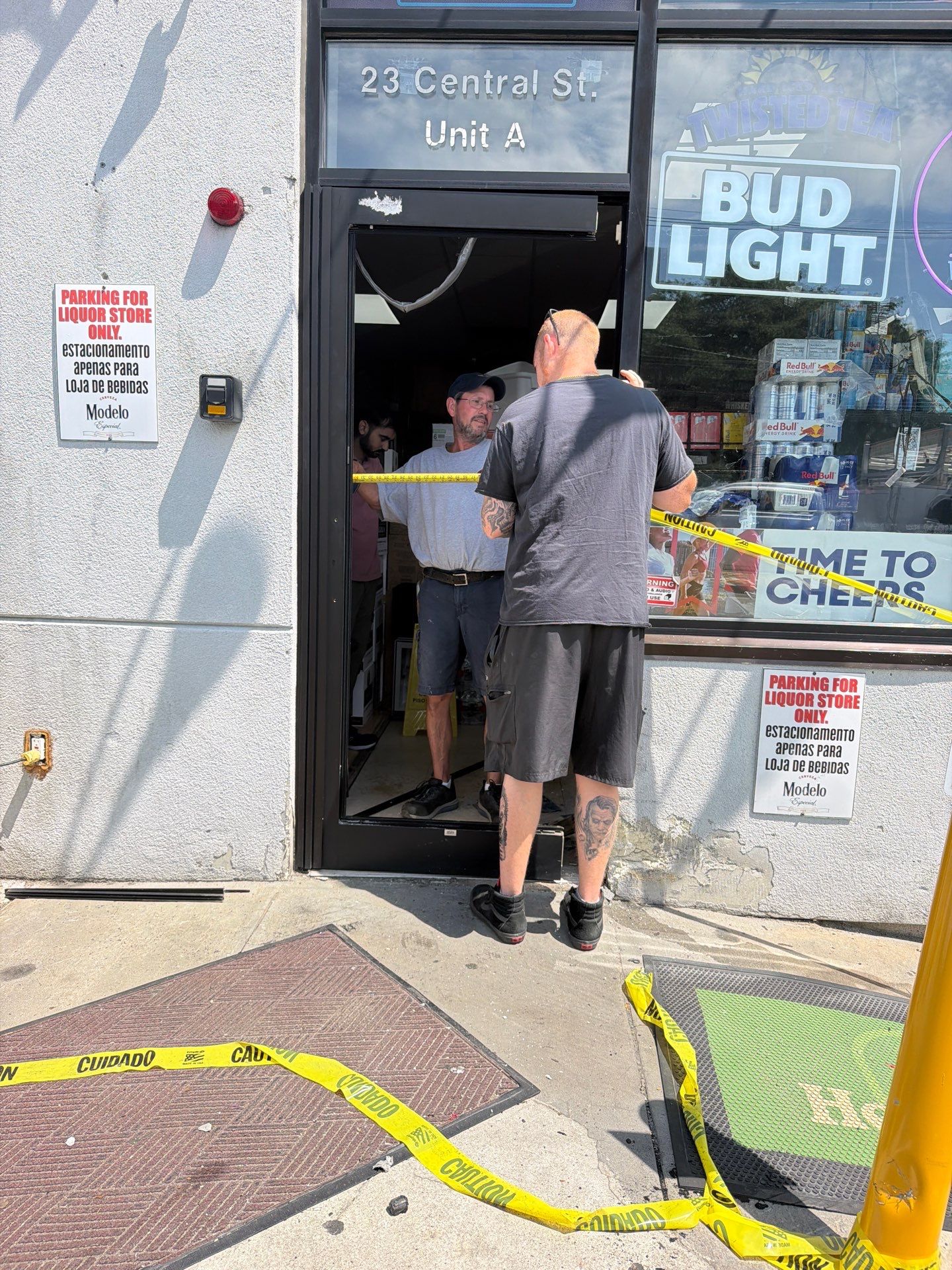 Retail Storefront Emergency Board Up and Door Replacement in Peabody by Boston Board Up