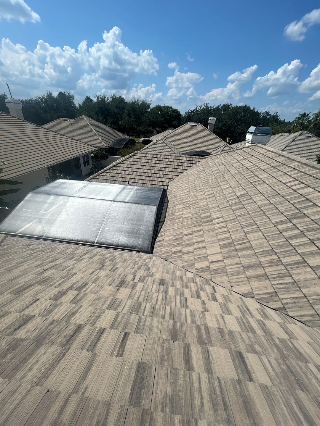 Concrete Tile Roof Repair and Gutter Maintenance in Orlando by Fortified Roofing Solutions Corp.