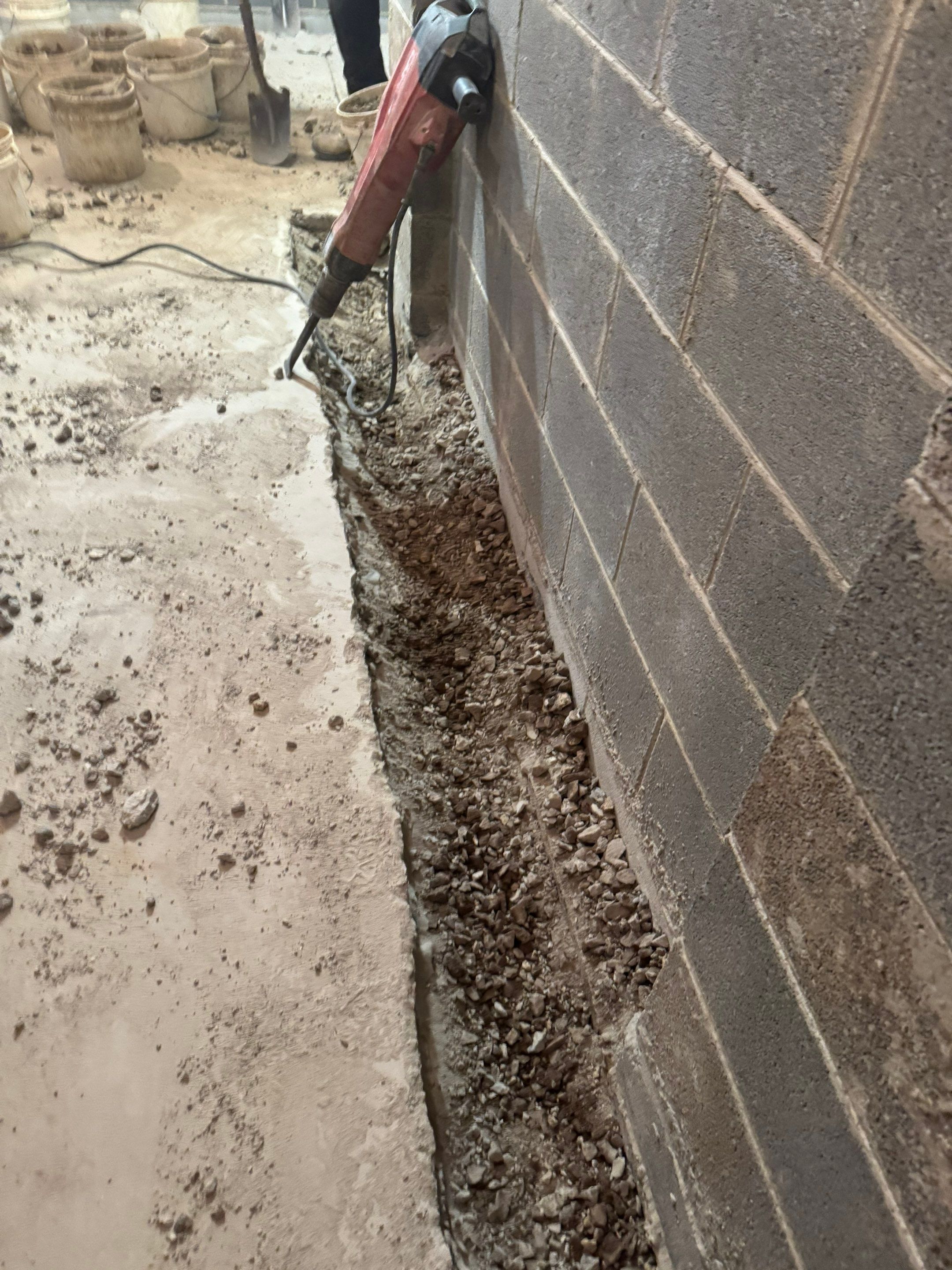 Interior French Drain West Orange, New Jersey by Pure Service Pro, LLC 