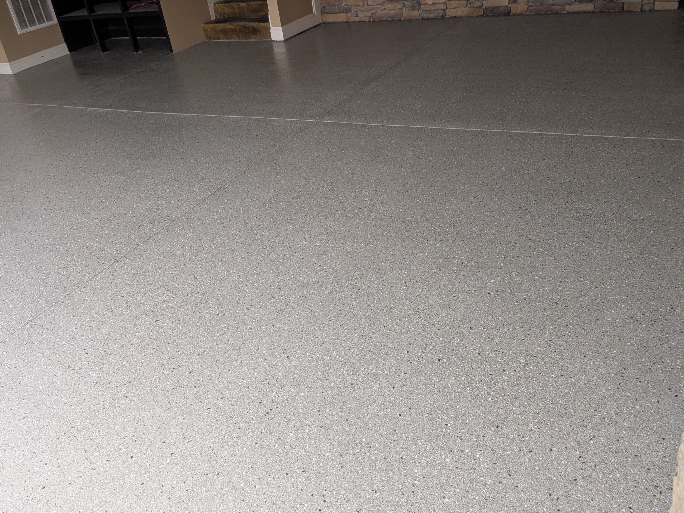 Garage Floor Coating using Shale by My Garage Floor Guys