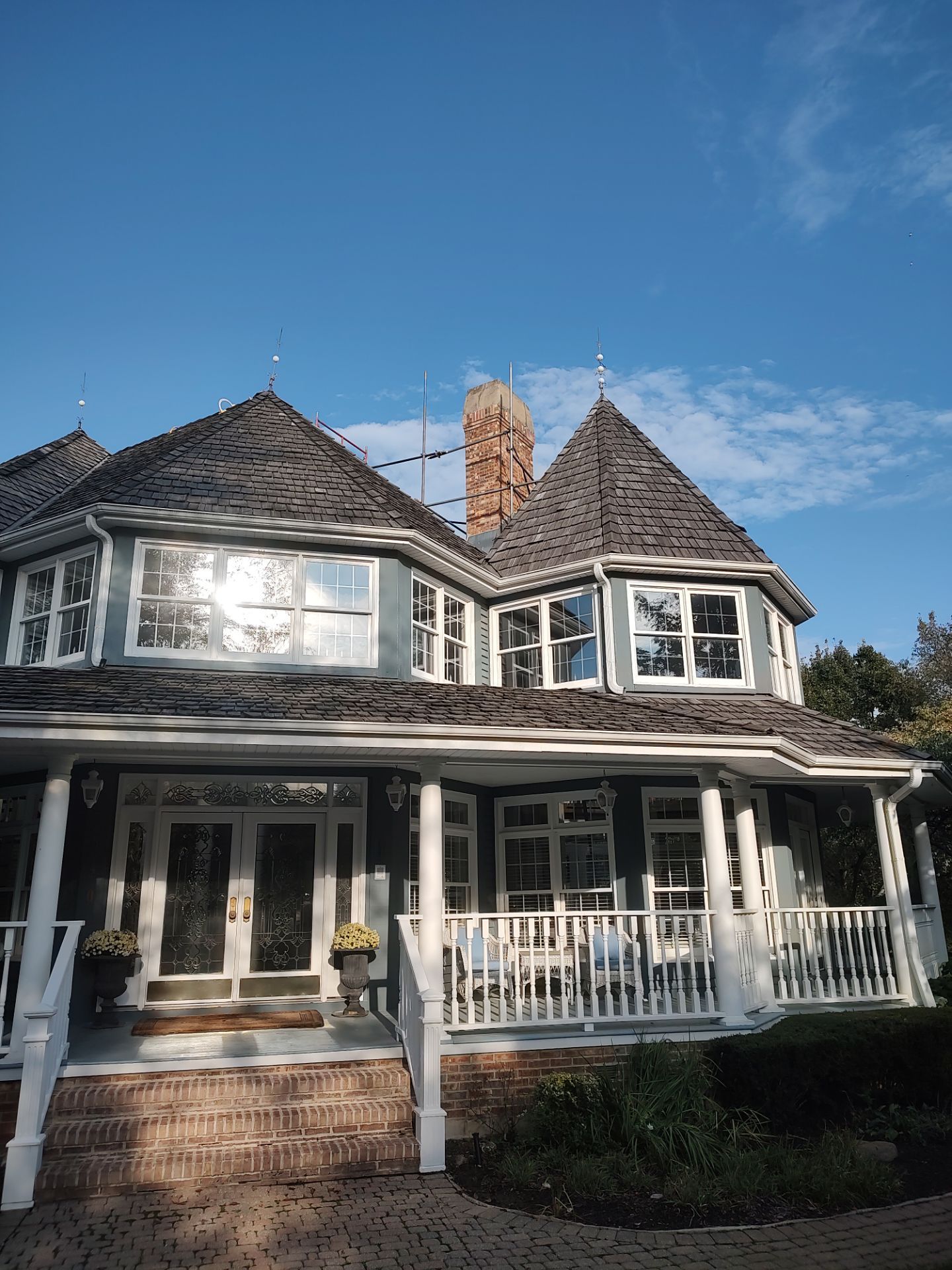 Complete Chimney Tear Down & Rebuild  by Leonard and Sons Building Services, Inc. 