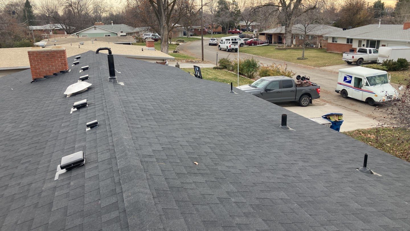 Meridian Single Level Residential Roofing Installation by ID Roofing LLC
