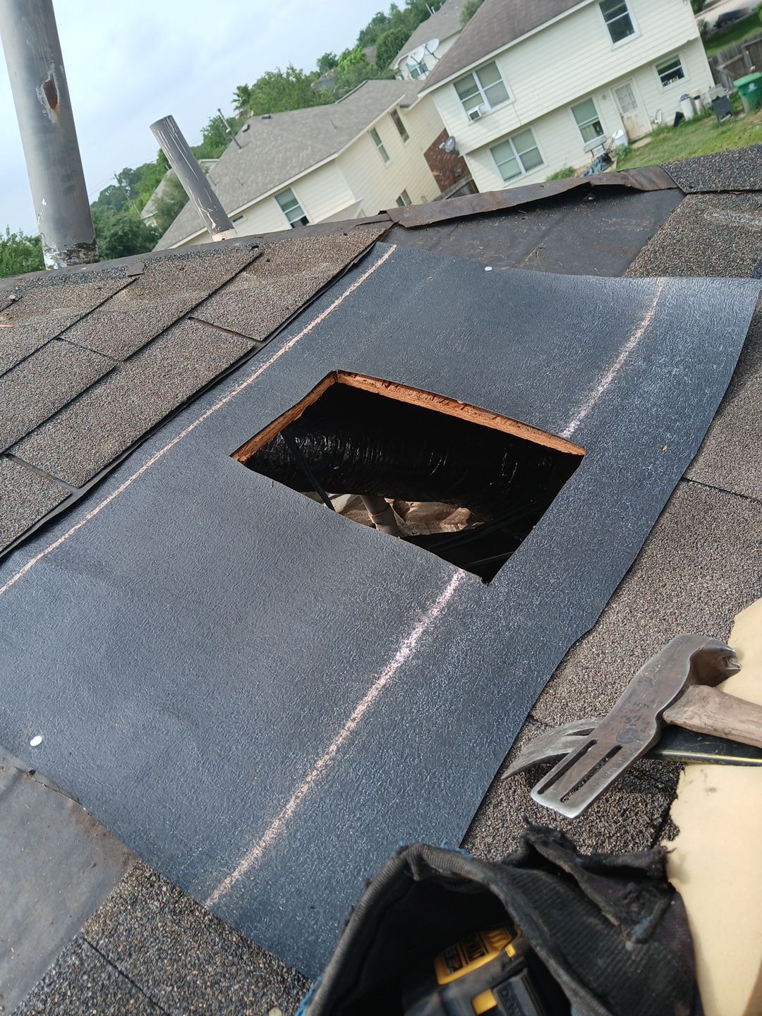 Residential Roofing Repair using Owen's Corning Duration (Lifetime) Shingles by Roof Repair Services LLC