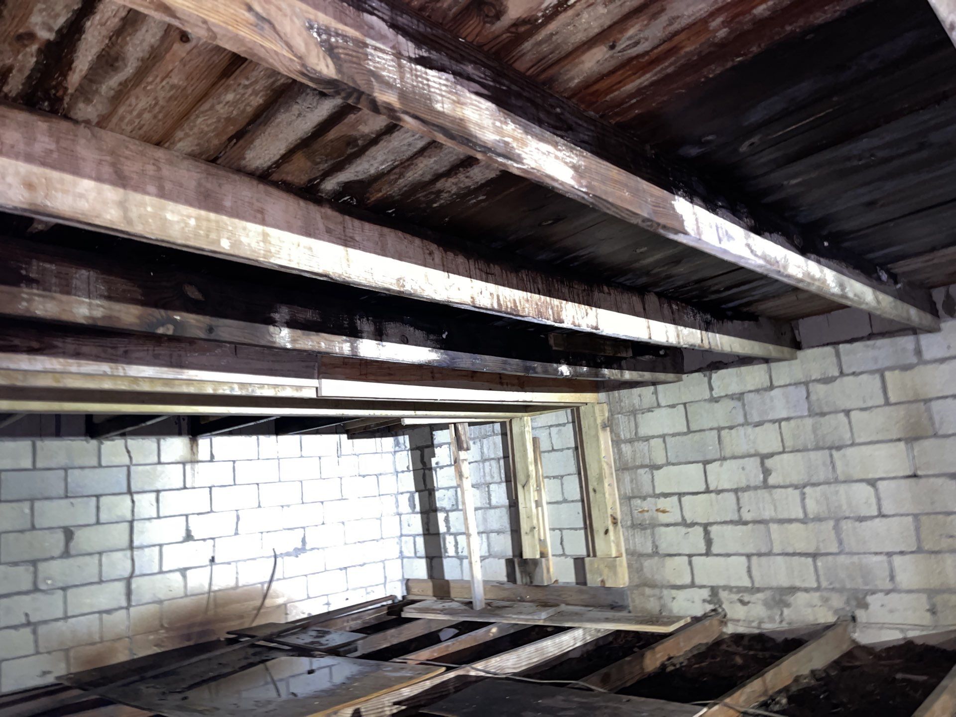 truses repair and new deking  by Xtreme interior company LLC