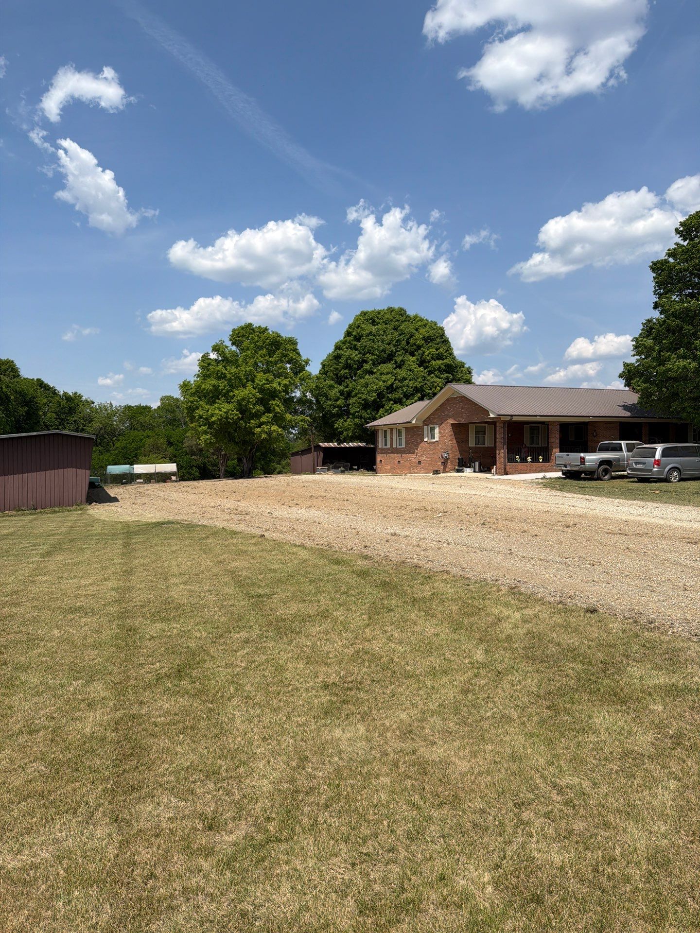 Gravel Driveway Grading and Lot Leveling in Lexington by Four Oaks Grading and Septic, LLC
