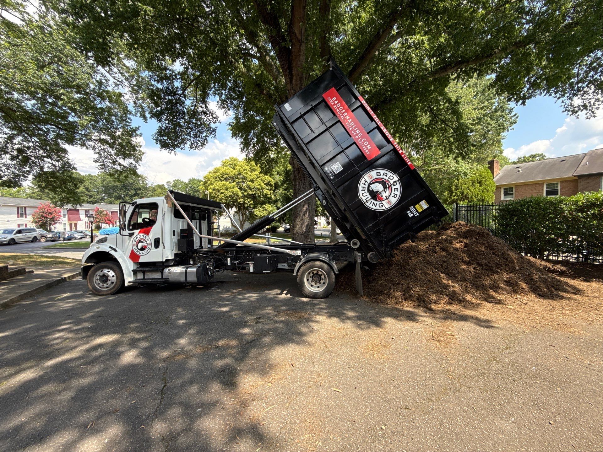 Project in Charlotte by Badger Hauling