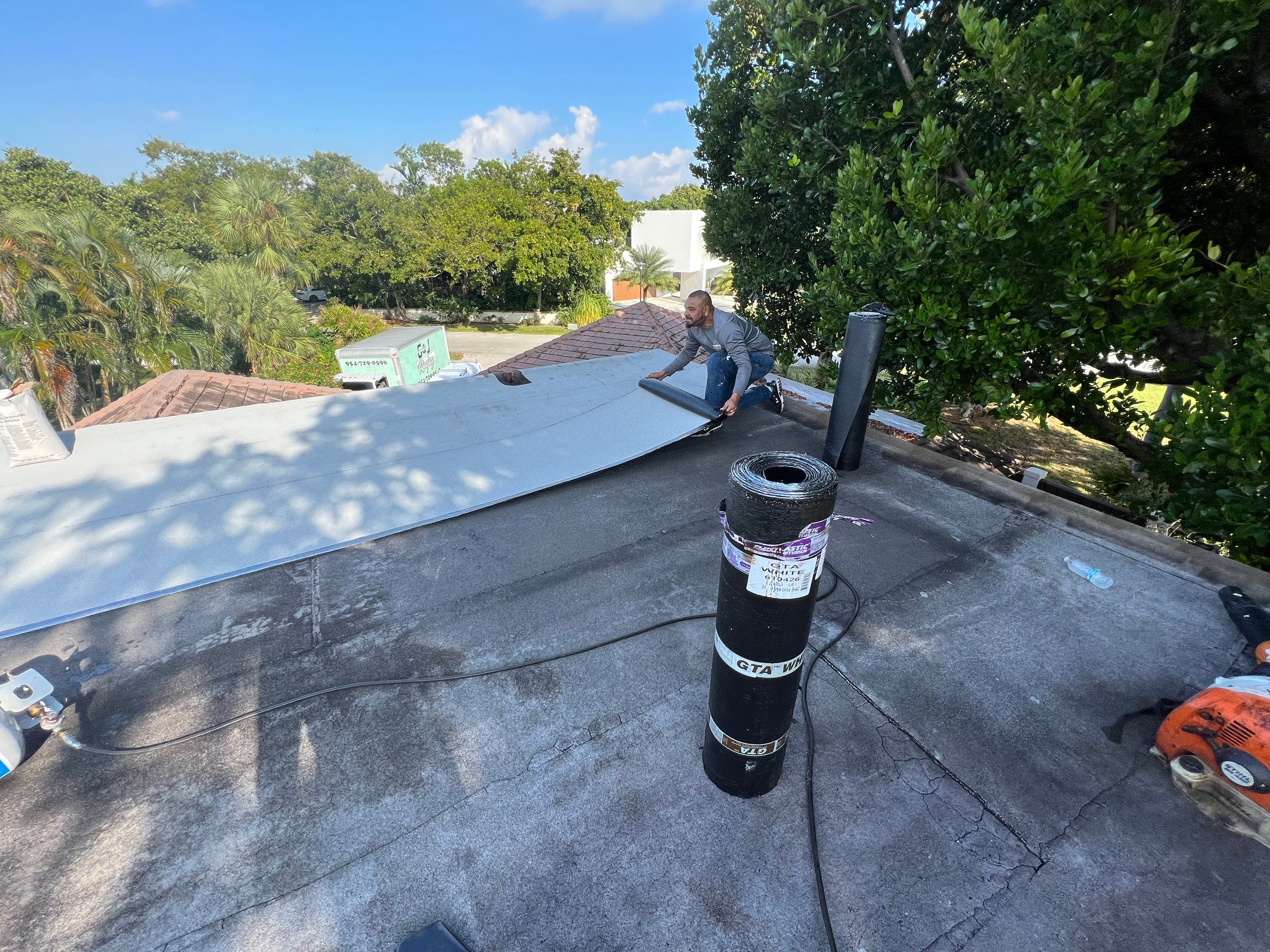 Gatehouse Rd., Sea Ranch Lakes, FL (Skylight Repair) by G&J Roofing 