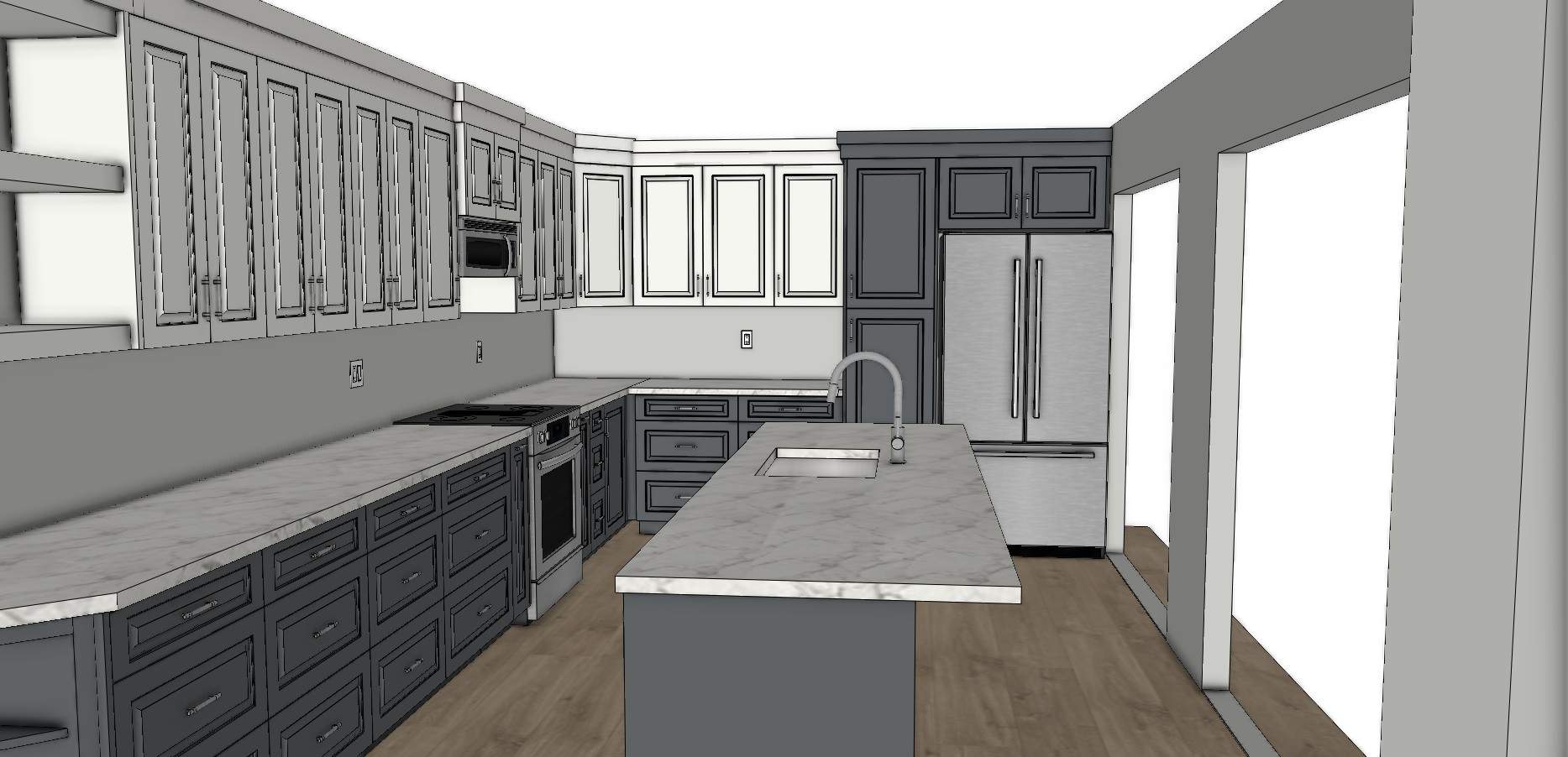 Bowmanville Main Floor Reno by Cornerstone Construction
