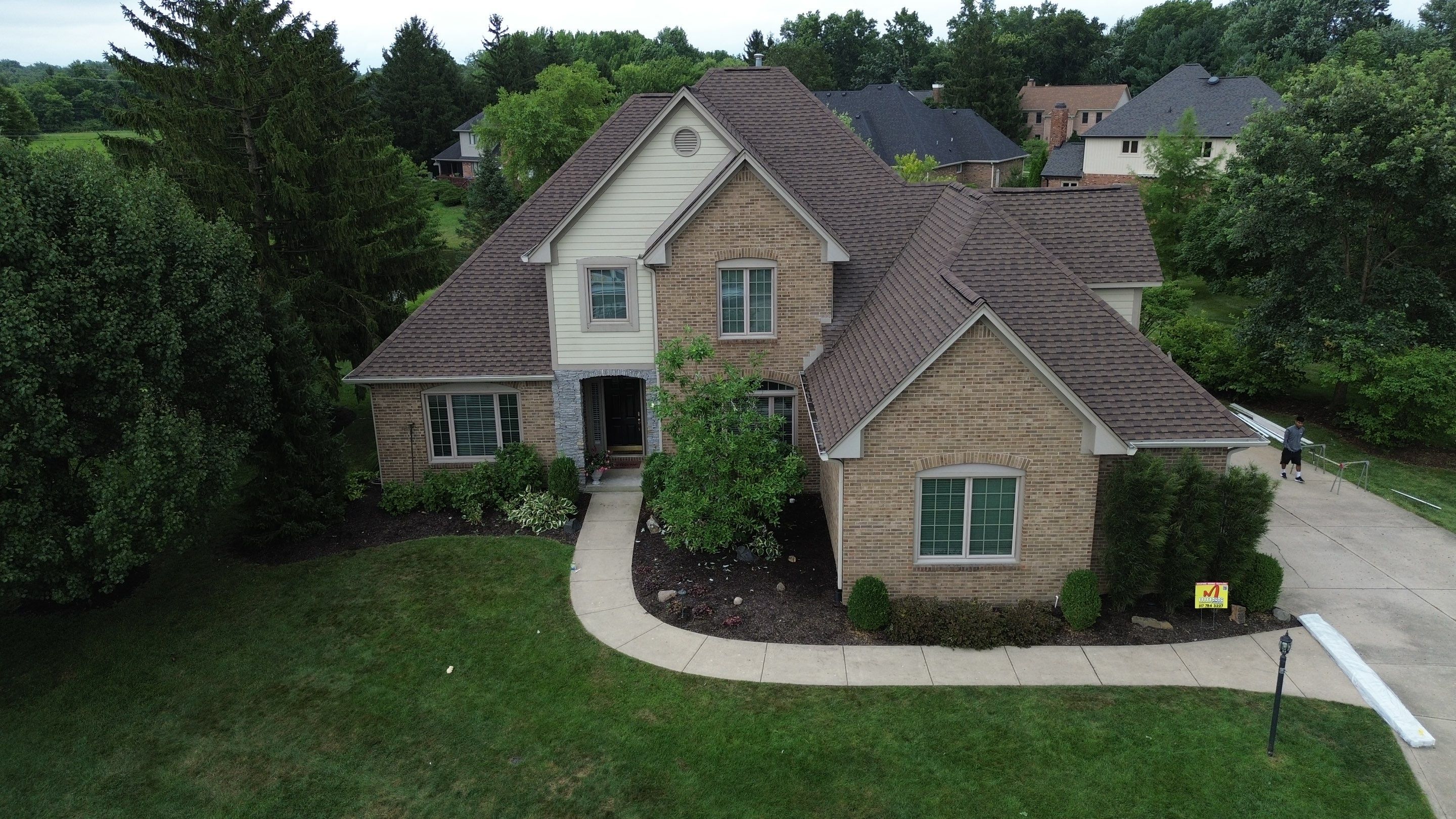 Project in Indianapolis by Moss Roofing