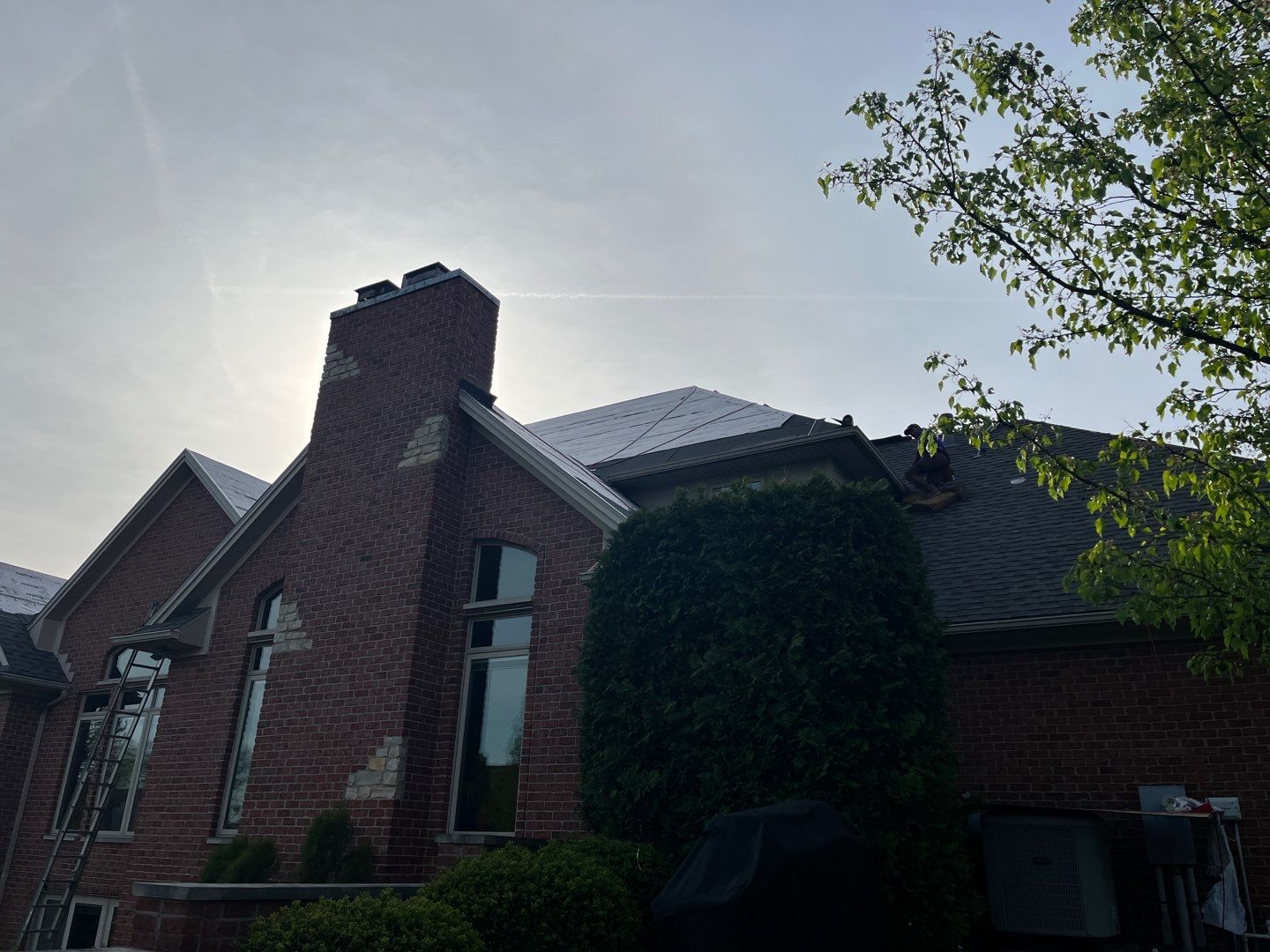 Residential Roofing Installation using GAF Timberline HDZ Weathered Wood by Nitro Roofing and Construction
