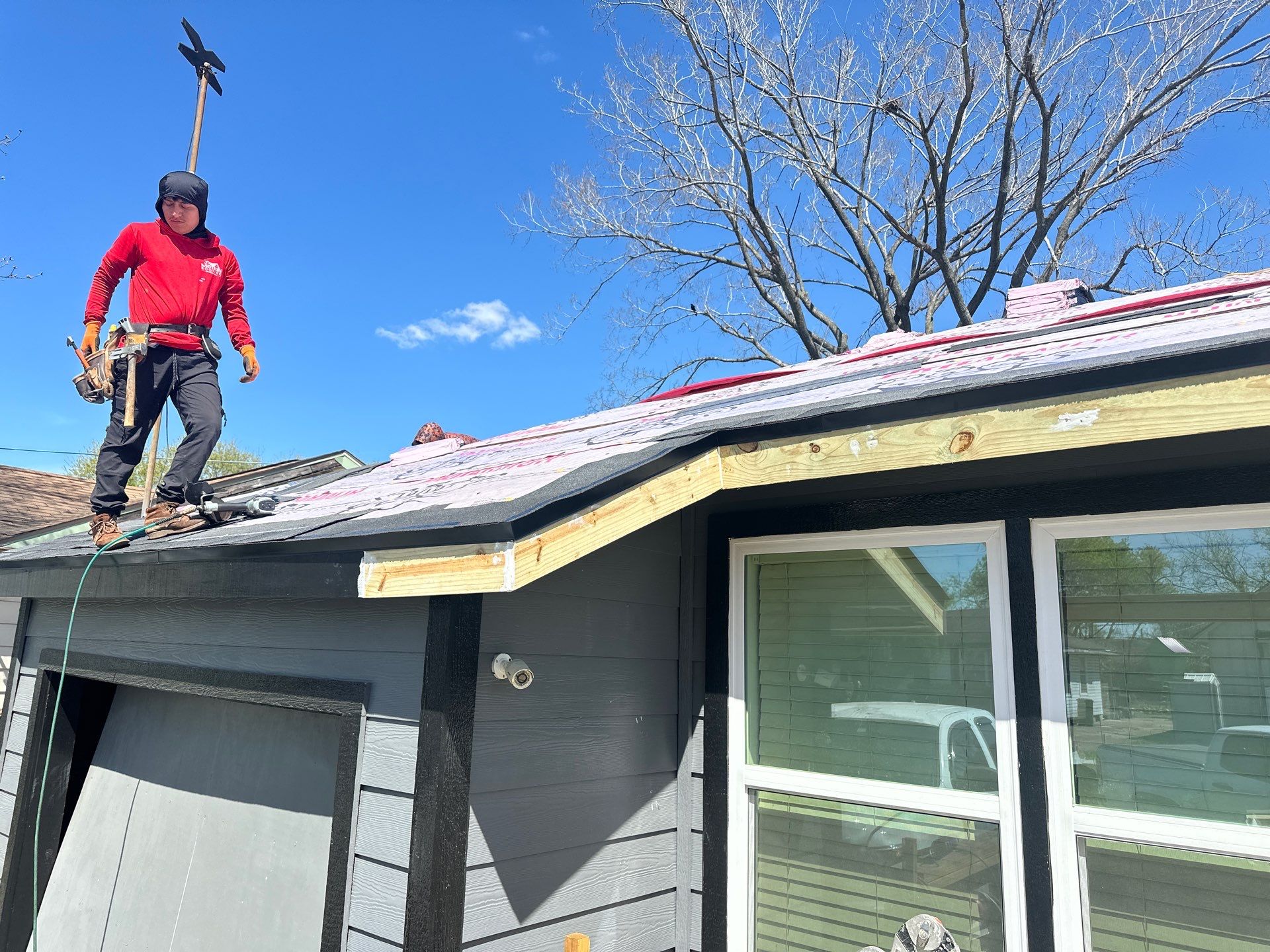 Project in Houston by Motion Roofing