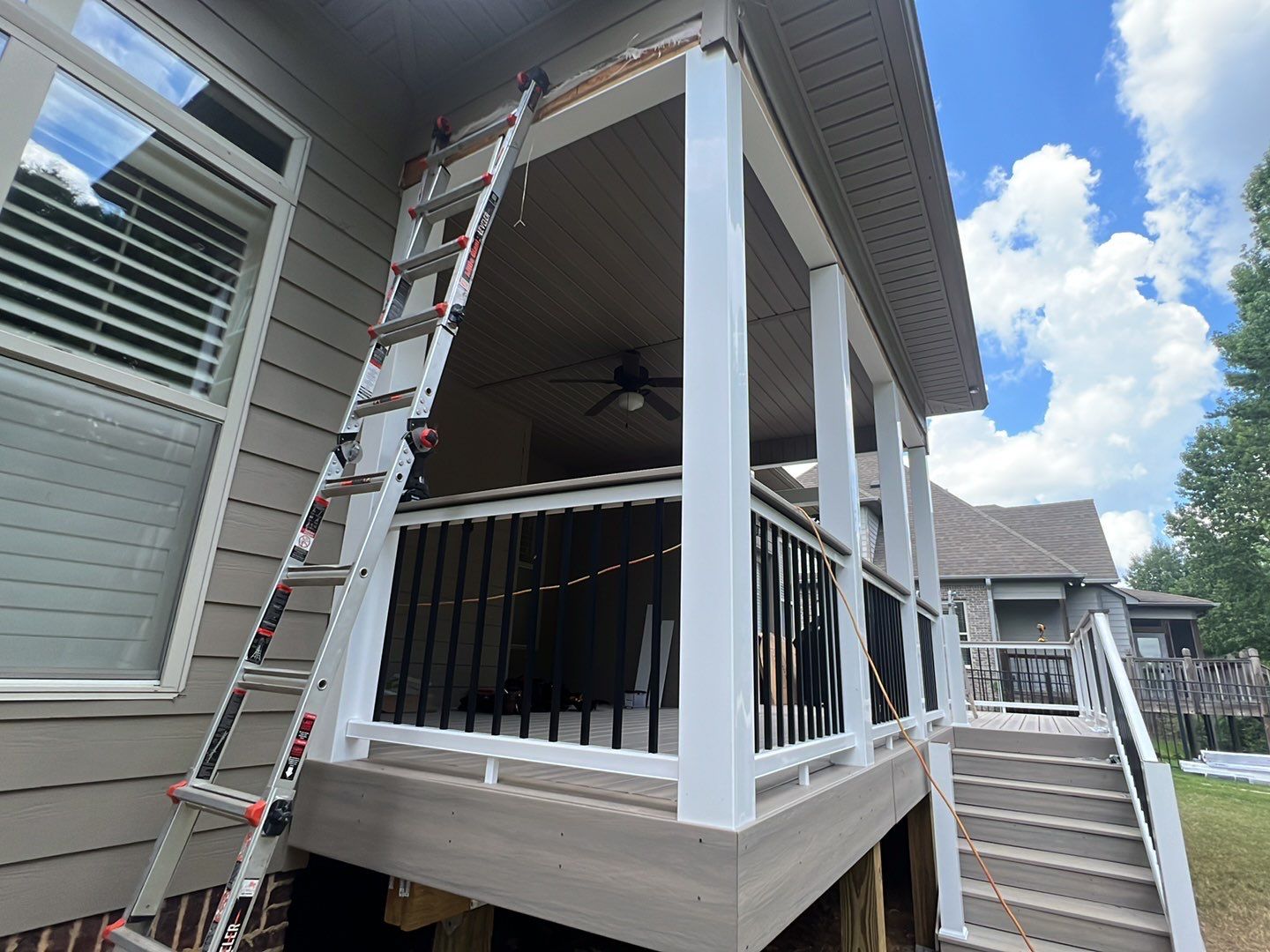 Tiffany Estates - Composite Deck Installation  by Pillar and Pine