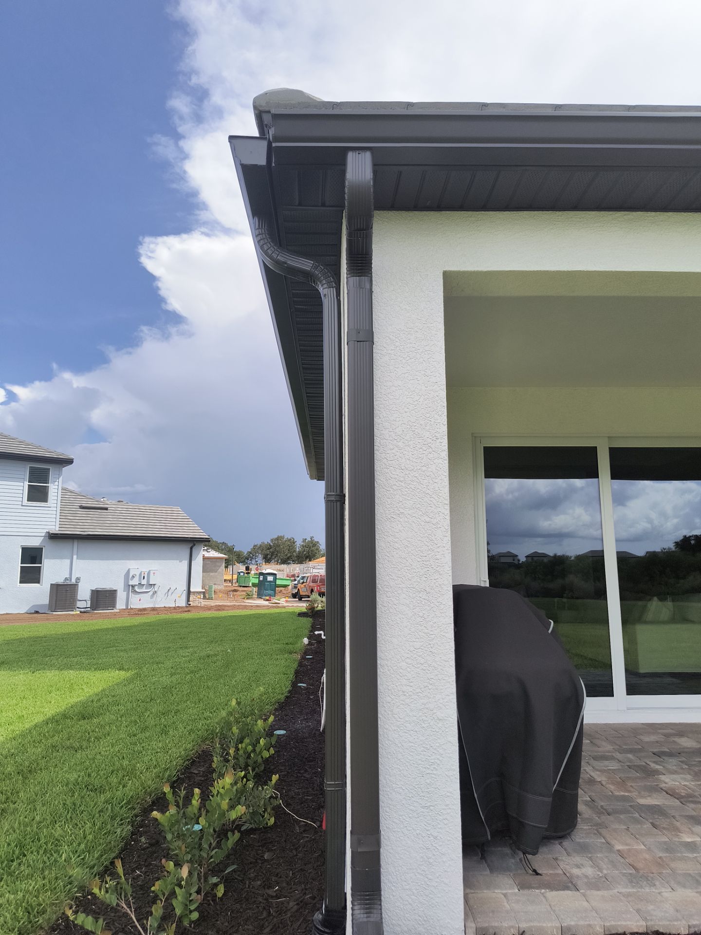 Dark Bronze Gutter Installation in Bradenton FL by Gutter Professors