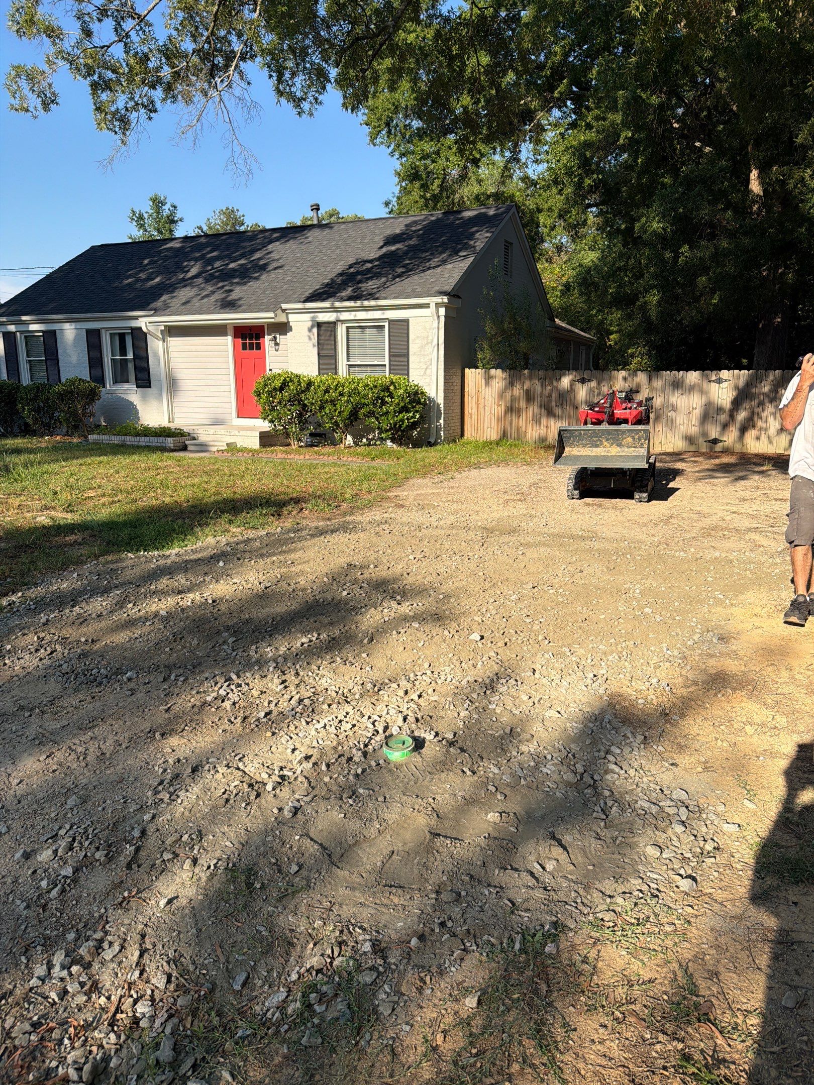 Driveway Leveling – Crush & Run Base by Billy Weatherspoon Contractor
