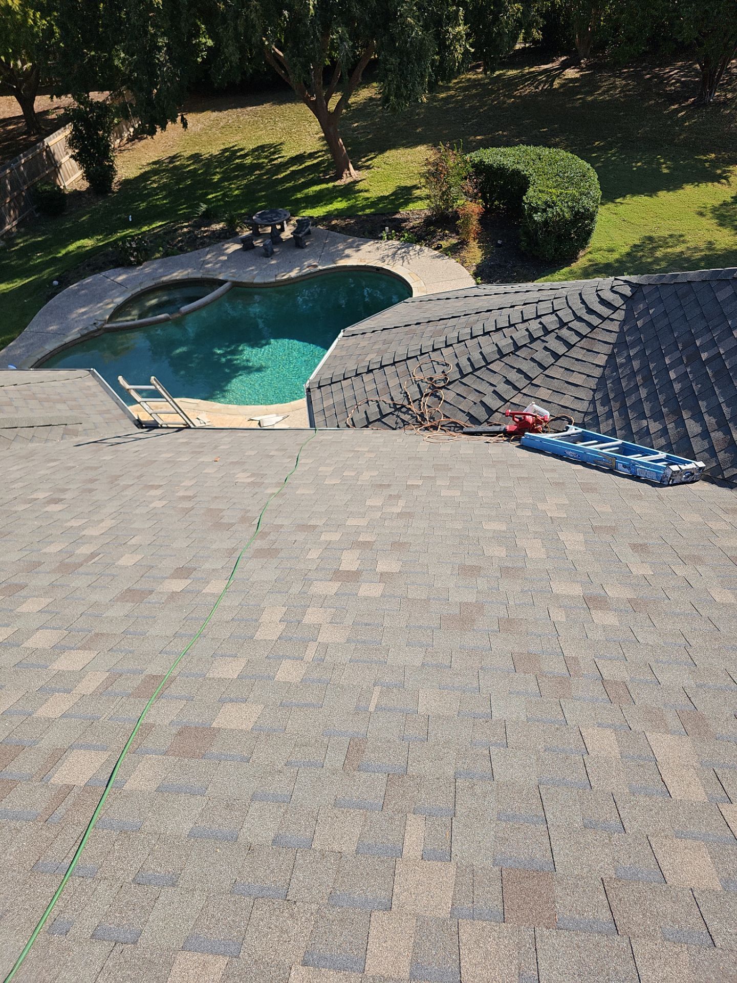 chimney repair using lap engineered treated composite siding. by road roofing llc