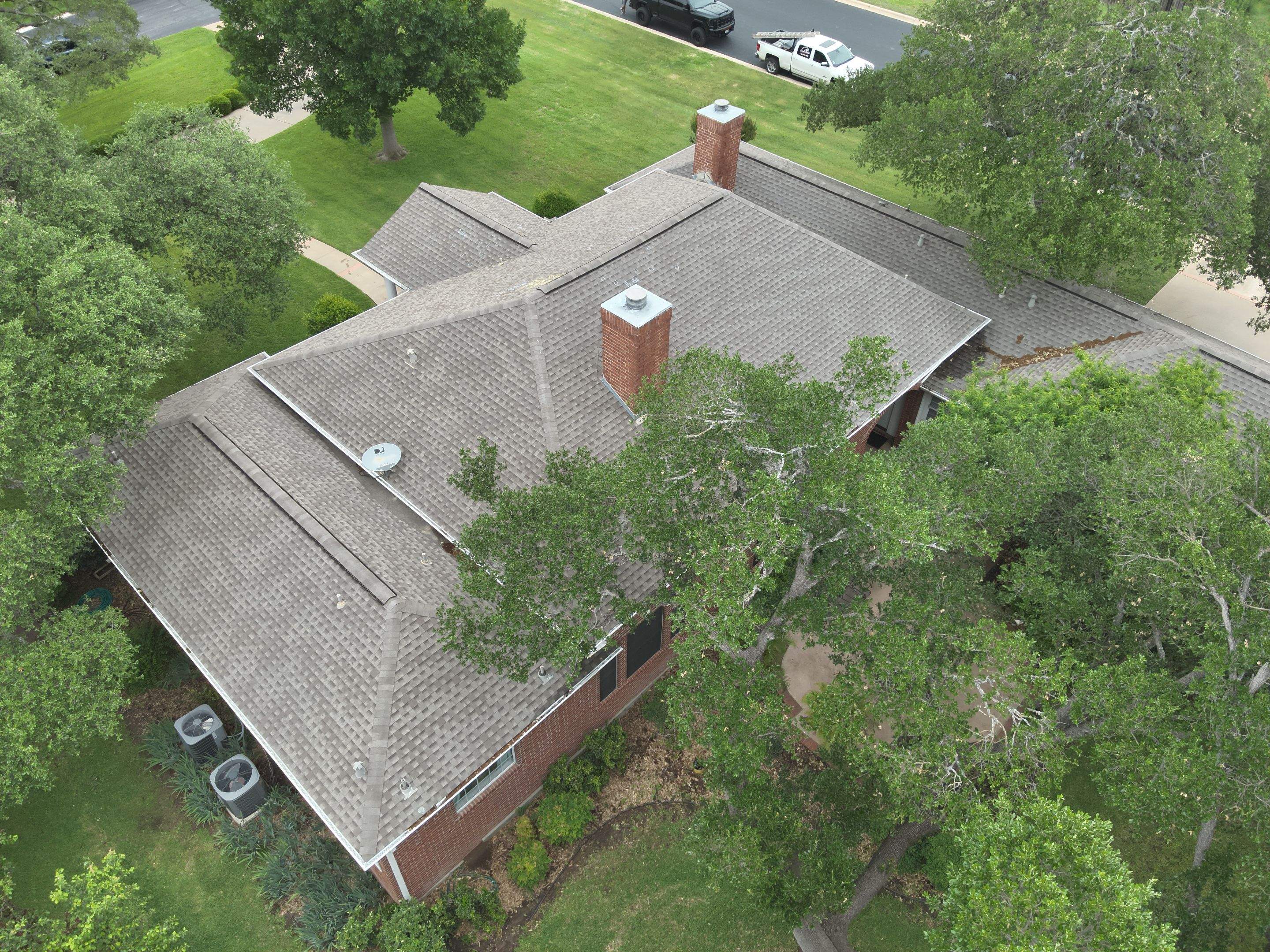 Residential Roof Replacement using GAF - HDZ - Weathered Wood by Action Exteriors