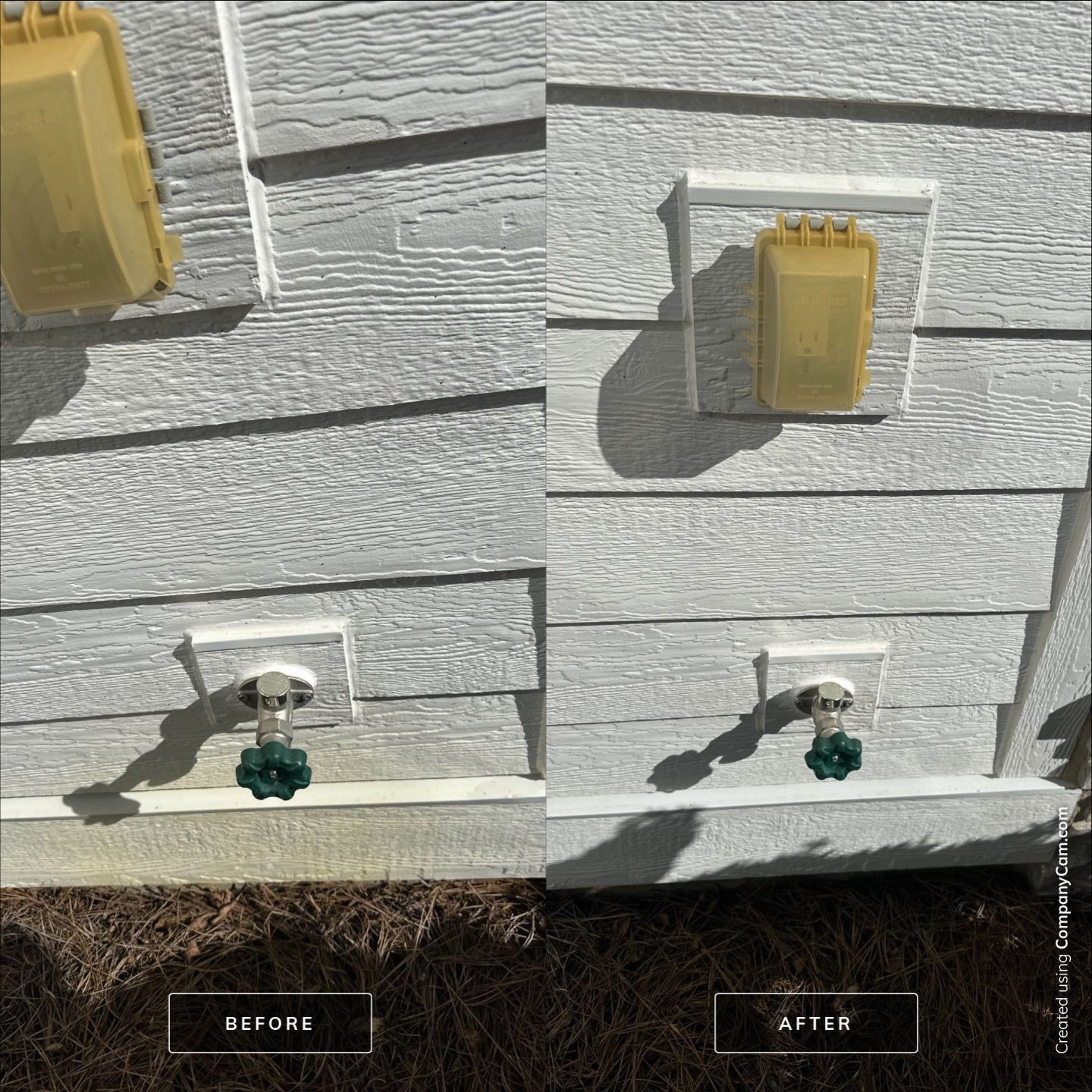 Project in Lake Geneva by Simmons Power & Soft Washing