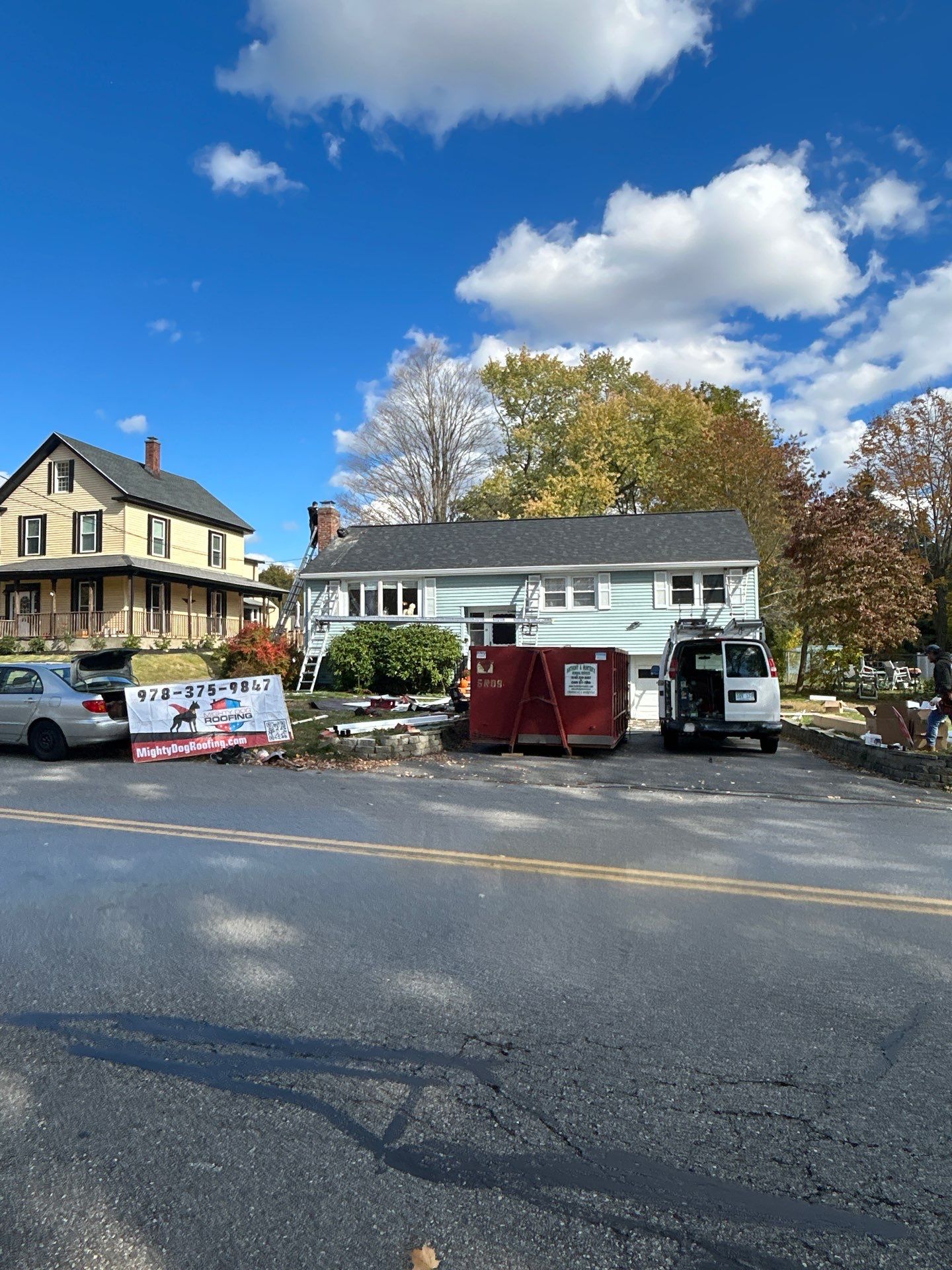 Full Roofing, Chimney, and Gutter Renovation | Woburn, MA by Mighty Dog Roofing of Greater Middlesex County