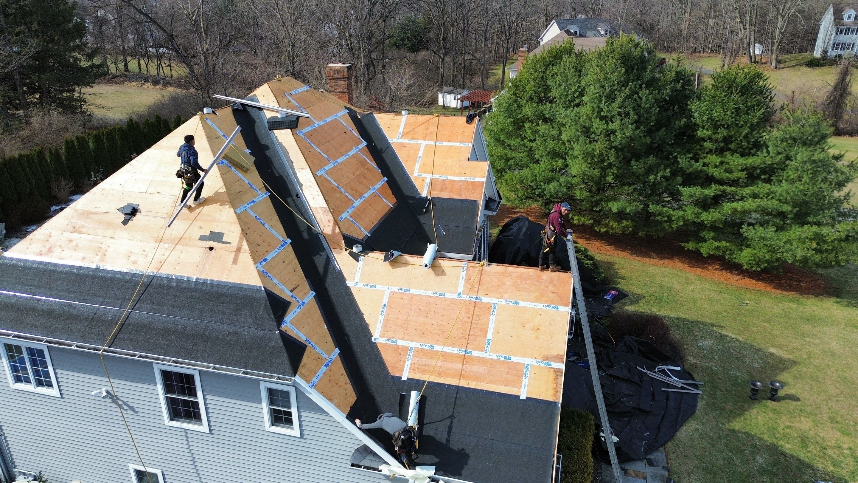 Federowicz Roof Completion by Royal Restoration CT 