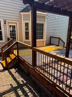 Deck using Wood Sealant