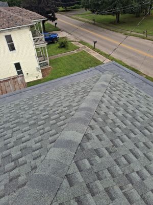 Residential Roofing Installation using GAF Timberline HDZ Williamsburg Slate