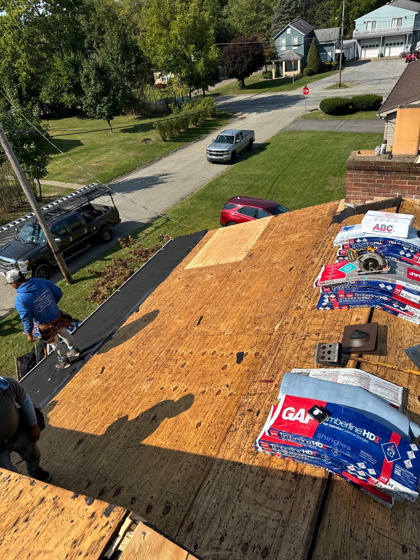Residential Roofing Installation using GAF HDZ SHINGLES by La Bendicion Contruction Llc