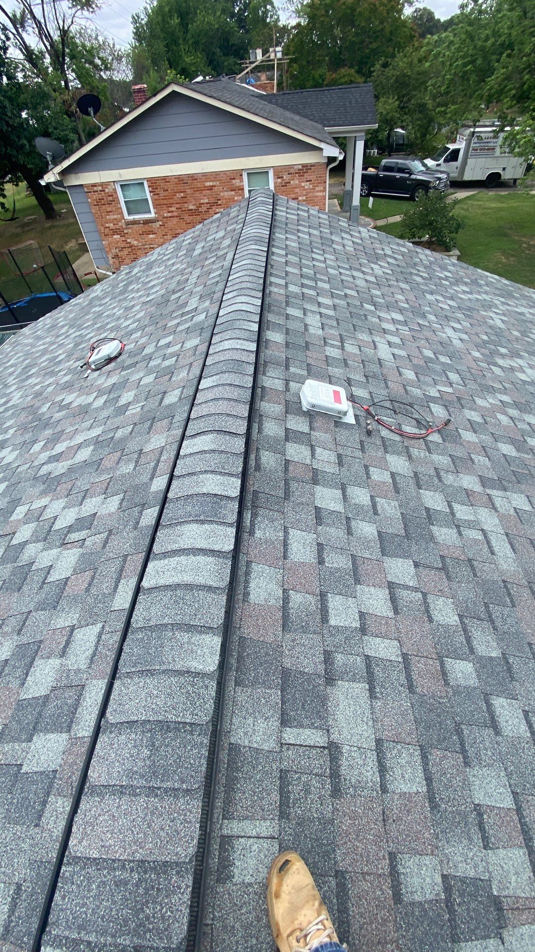 Woodbridge: Roof Replacement with CertainTeed Landmark Pro Designer Shingles in Max Def Colonial Slate by RM Banning, Inc.