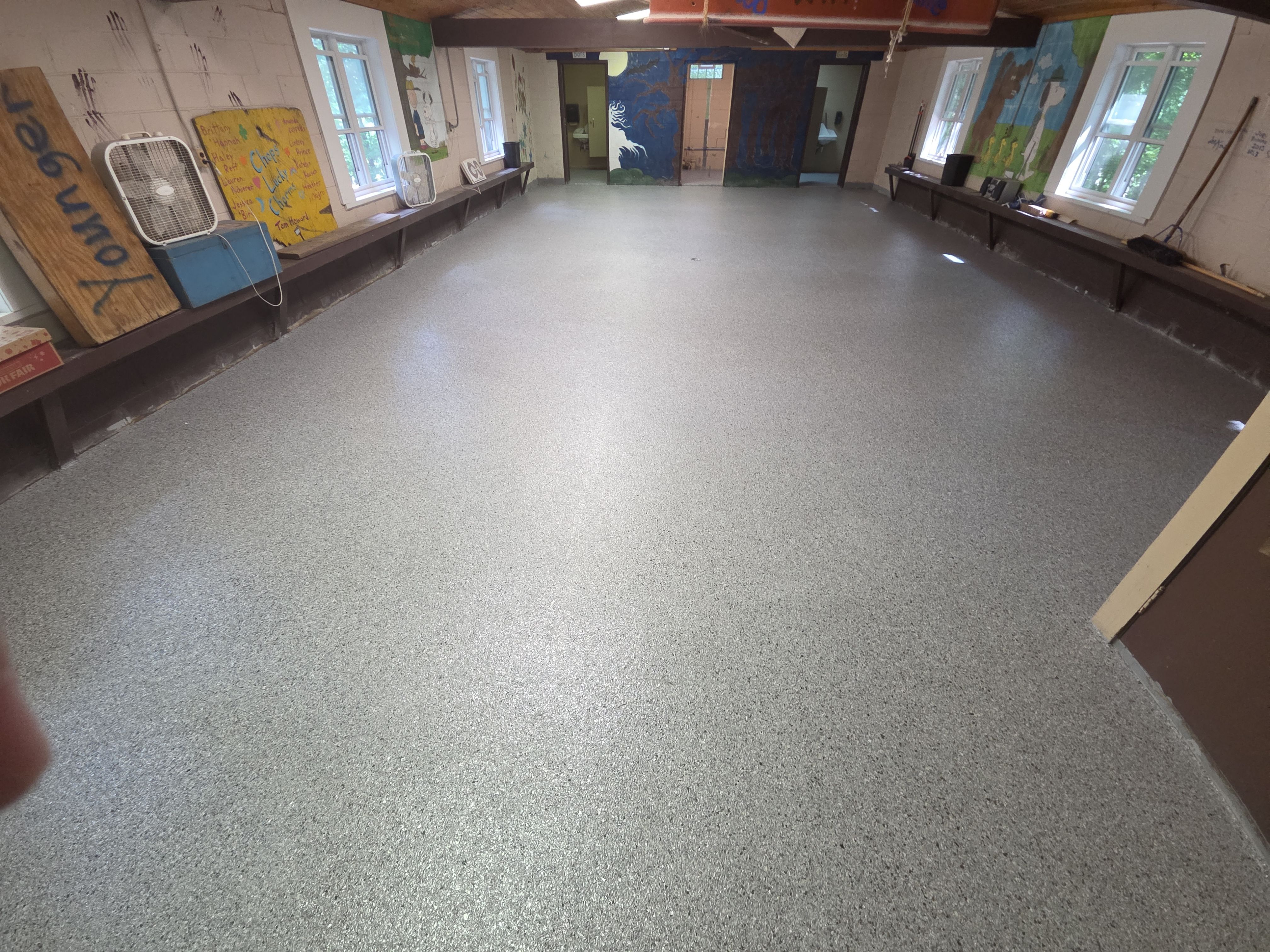 Vintage Silverado Garage Coating by NG Masonry & Construction LLC