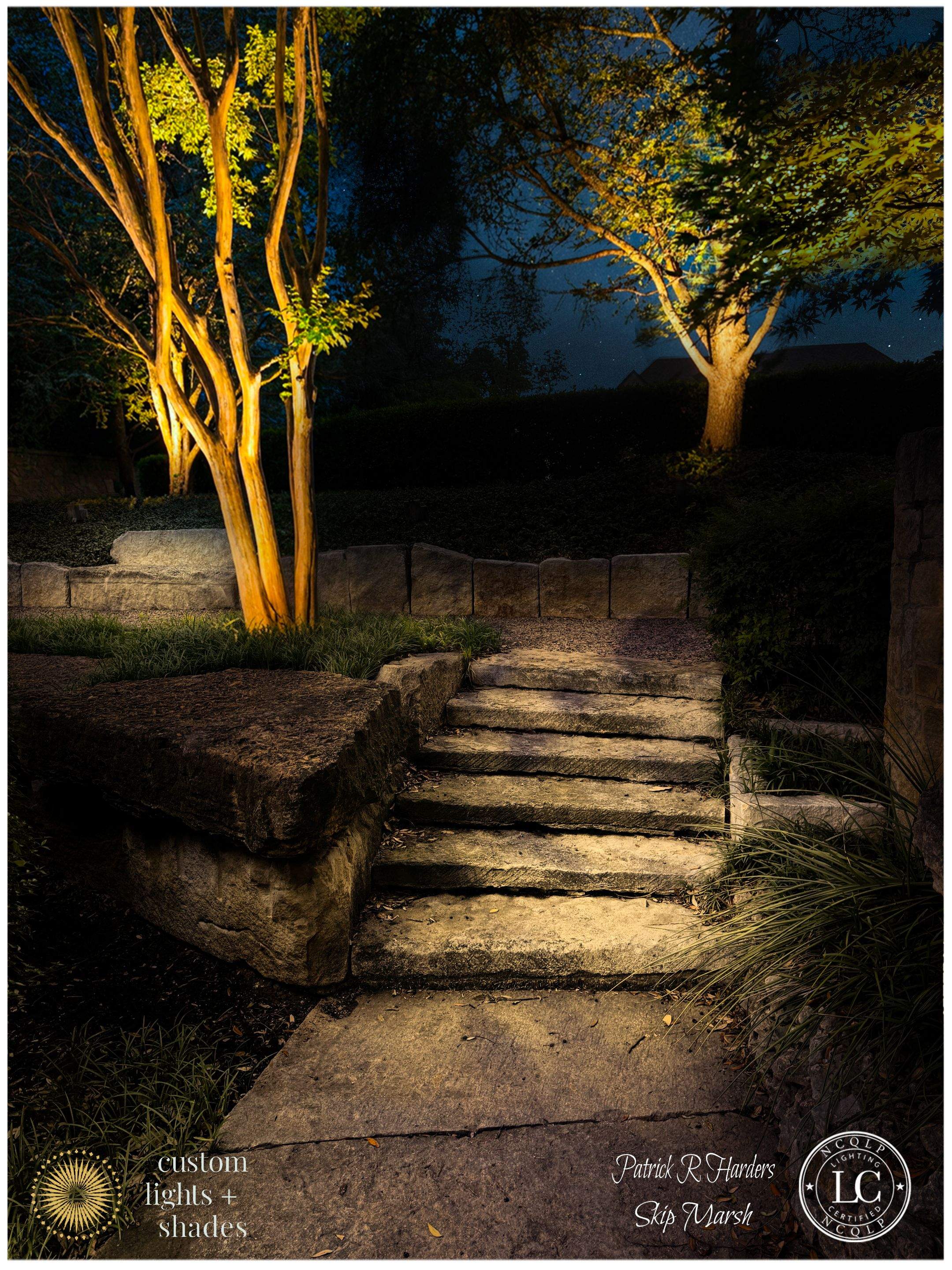 Glen Abbey HOA Park in Dallas by Outdoor Lights + Shades
