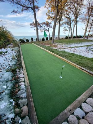 Custom Backyard Bocce/Green Install
