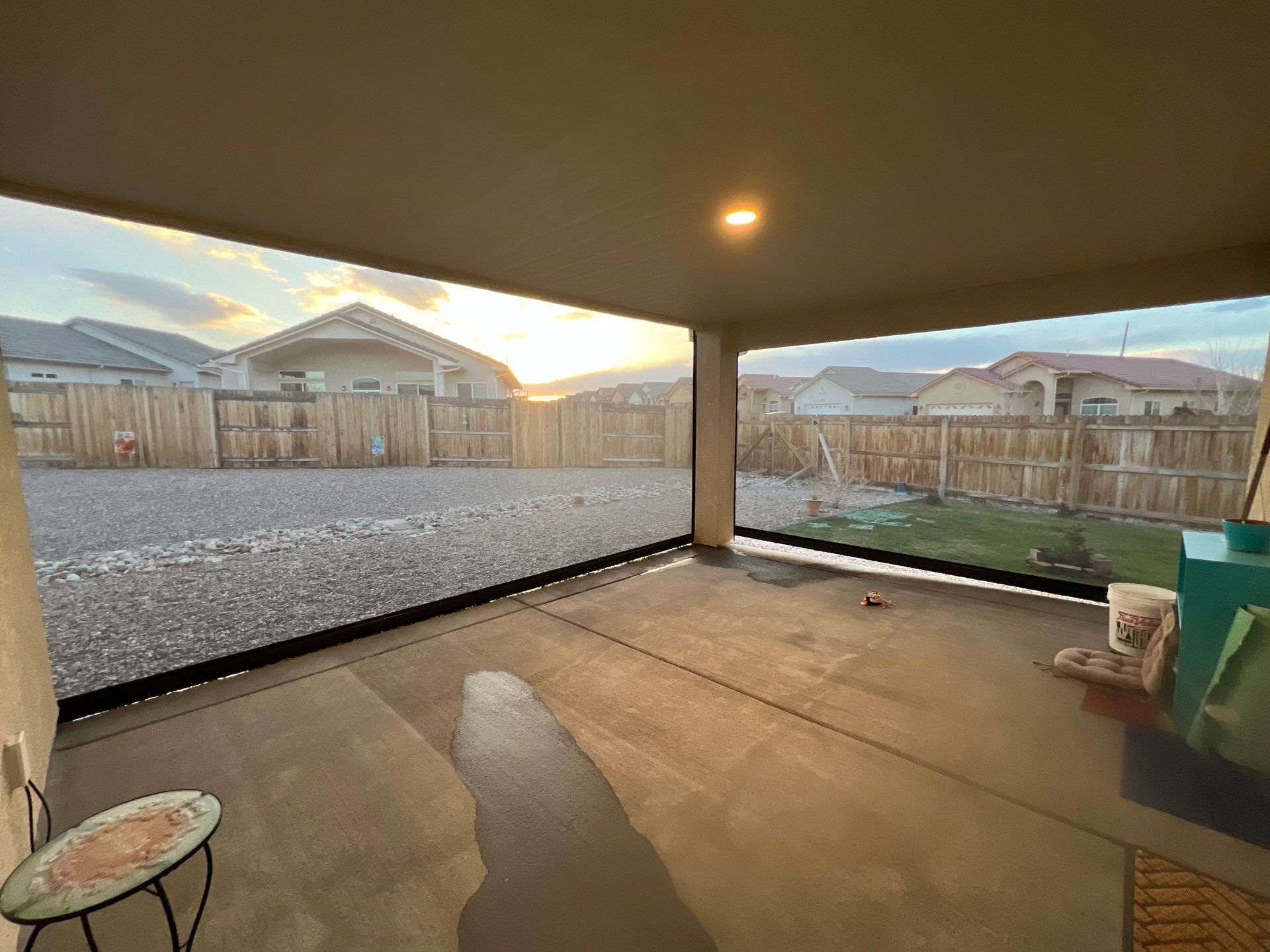 Motorized Screens using Progressive MagnaTrack Screens by Outdoor Solutions Colorado