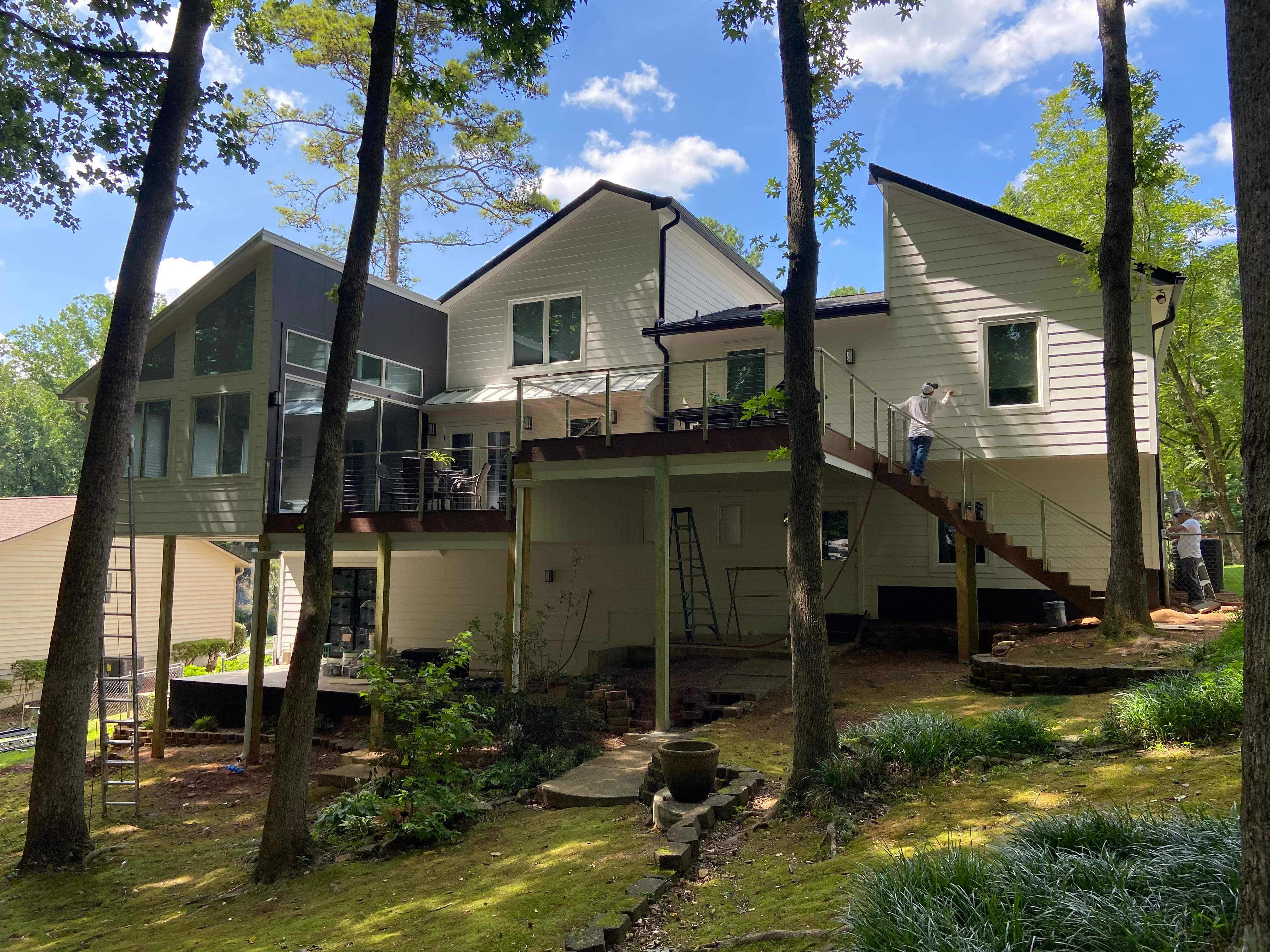 Major Exterior Renovation  by Clark Brothers Roofing & Construction