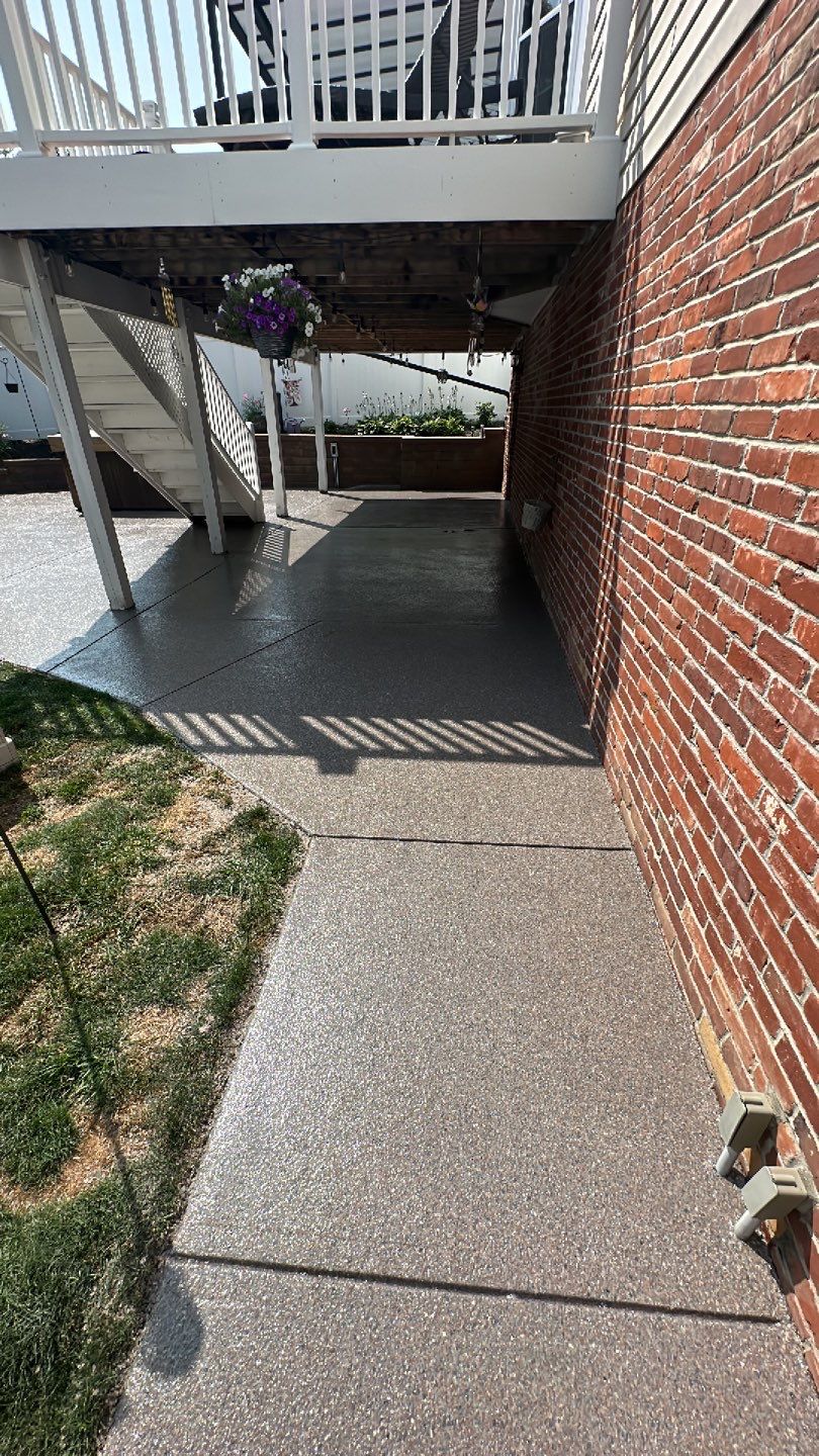 Large Patio Project in Imperial by Floors in a Day, Inc