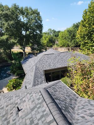 Residential Roofing Installation using Owen's Corning Duration (Lifetime) Shingles