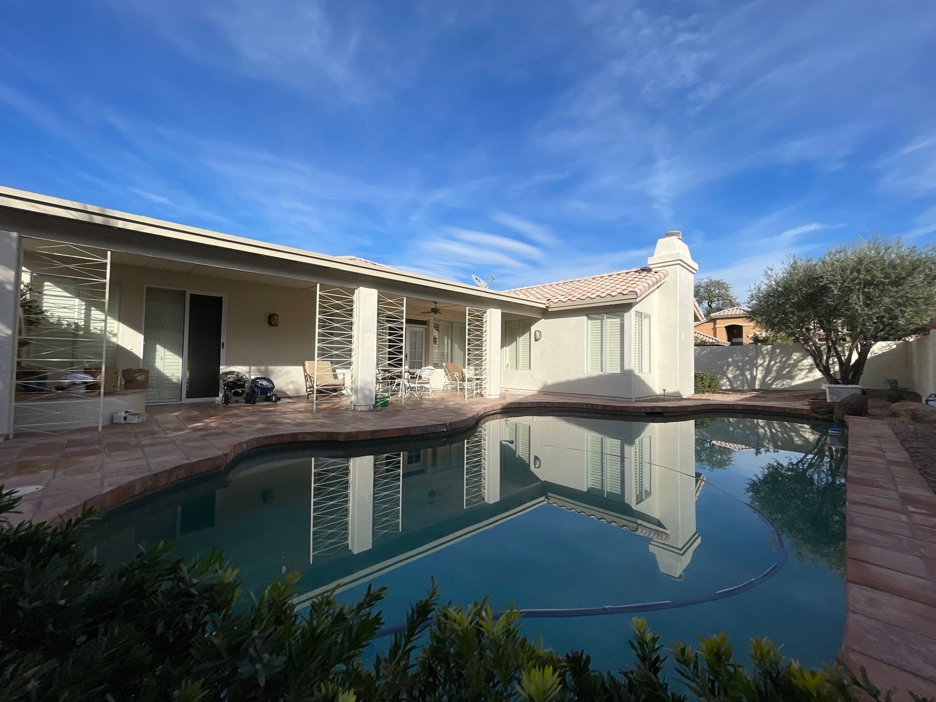 Gazzo - A Beautiful Home Exterior Transformation in Scottsdale, AZ with C&M Primer and Sherwin Williams Paints by Double G Painting Contractors, LLC