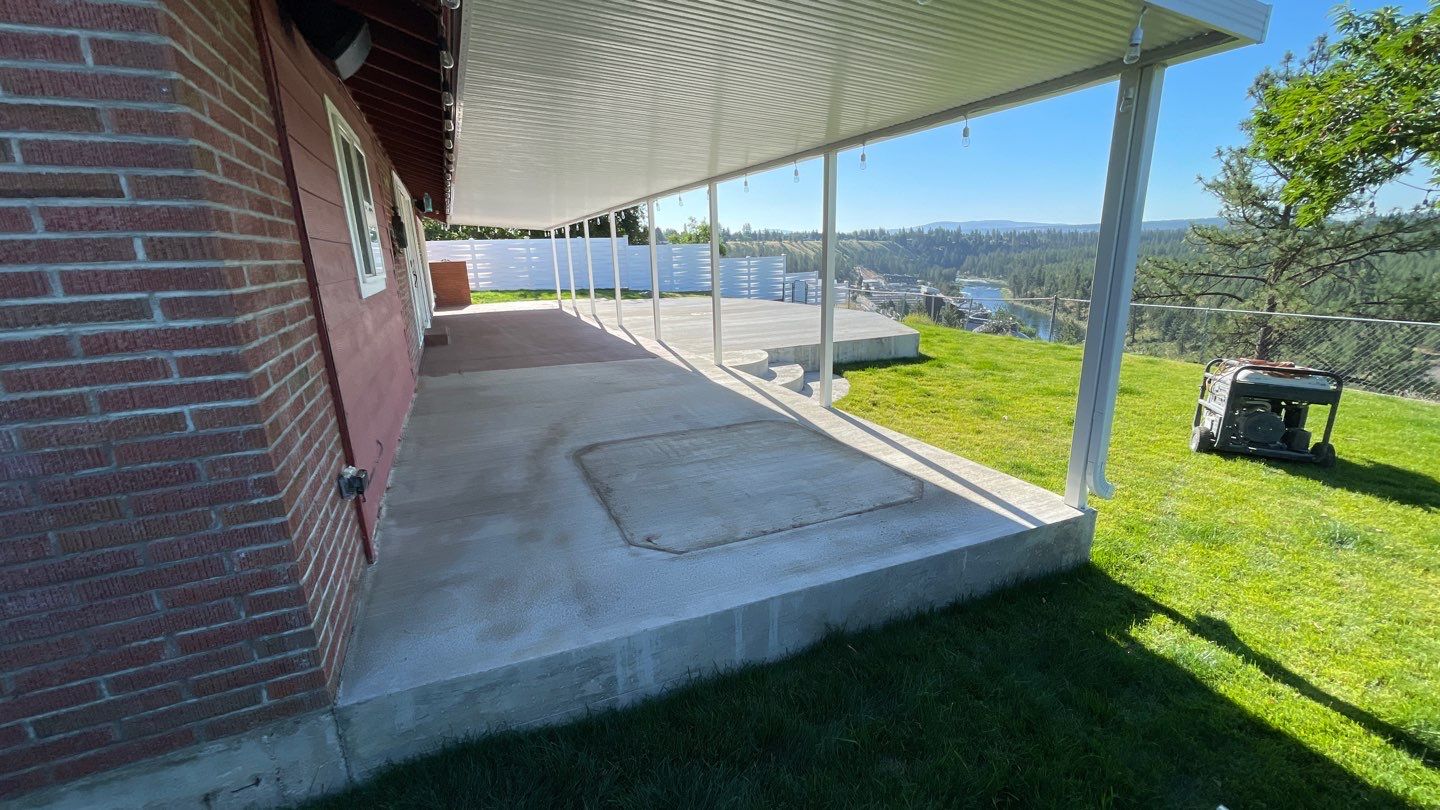 Patio Transformation using Echo 1/4" Chip by Croc Coatings, LLC
