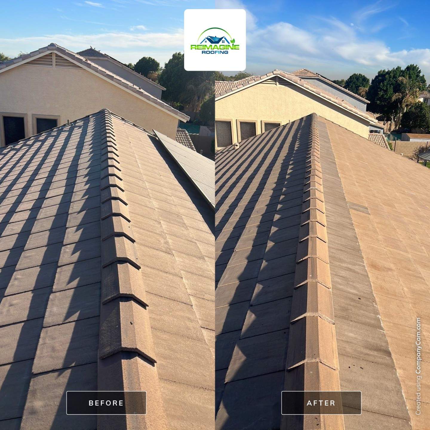 Mesa Tan Concrete Tile by Reimagine Roofing