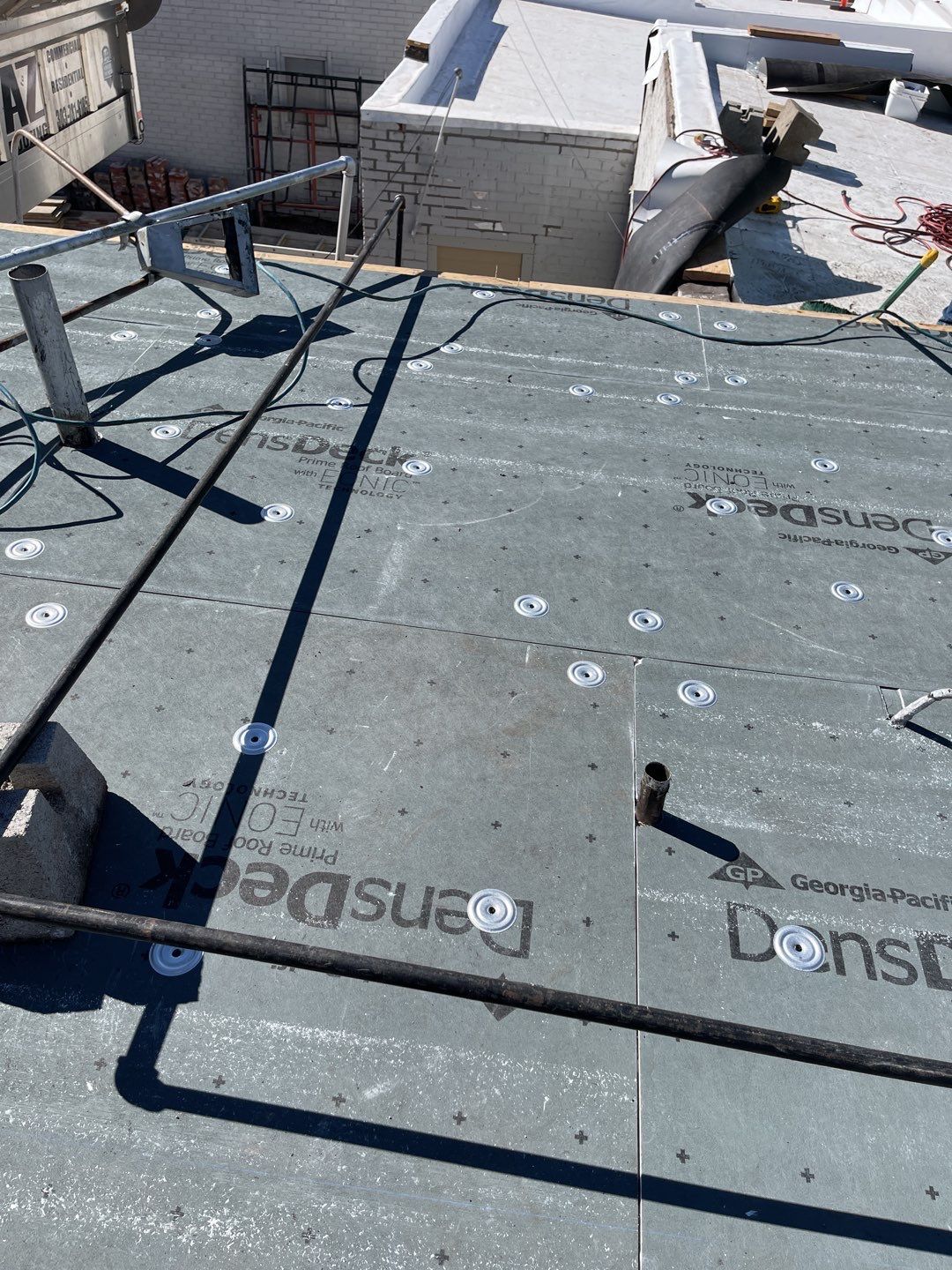  Commercial Roofing Installation using MuleHide .60 TPO - White-- Fully Adhered by A to Z Roofing