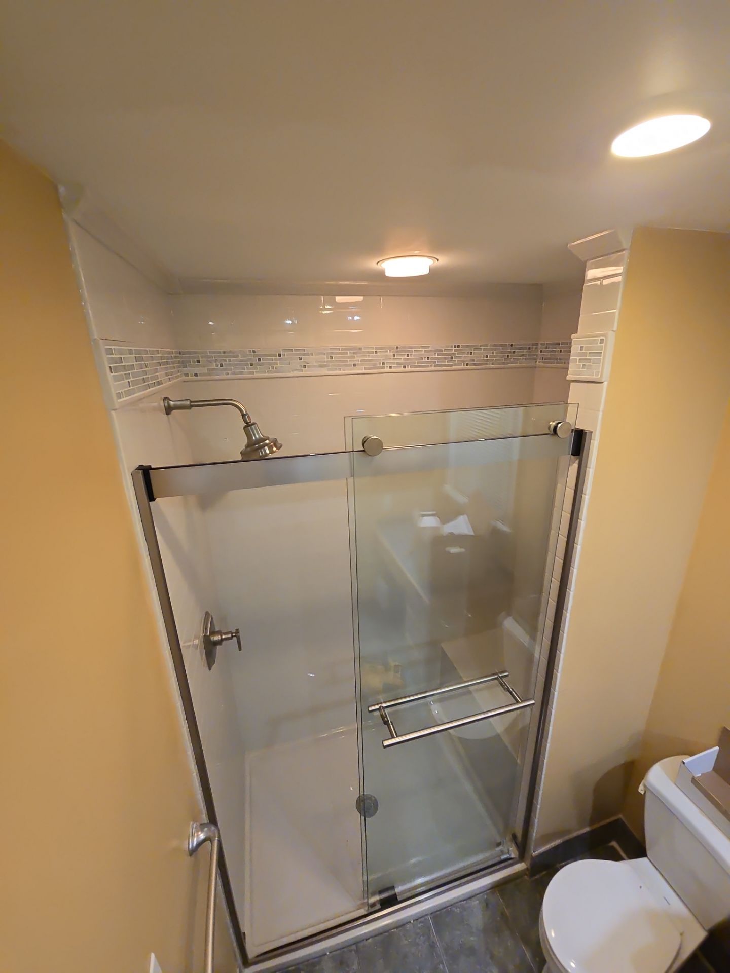 Onyx with Tile Inlay by The Shower Company