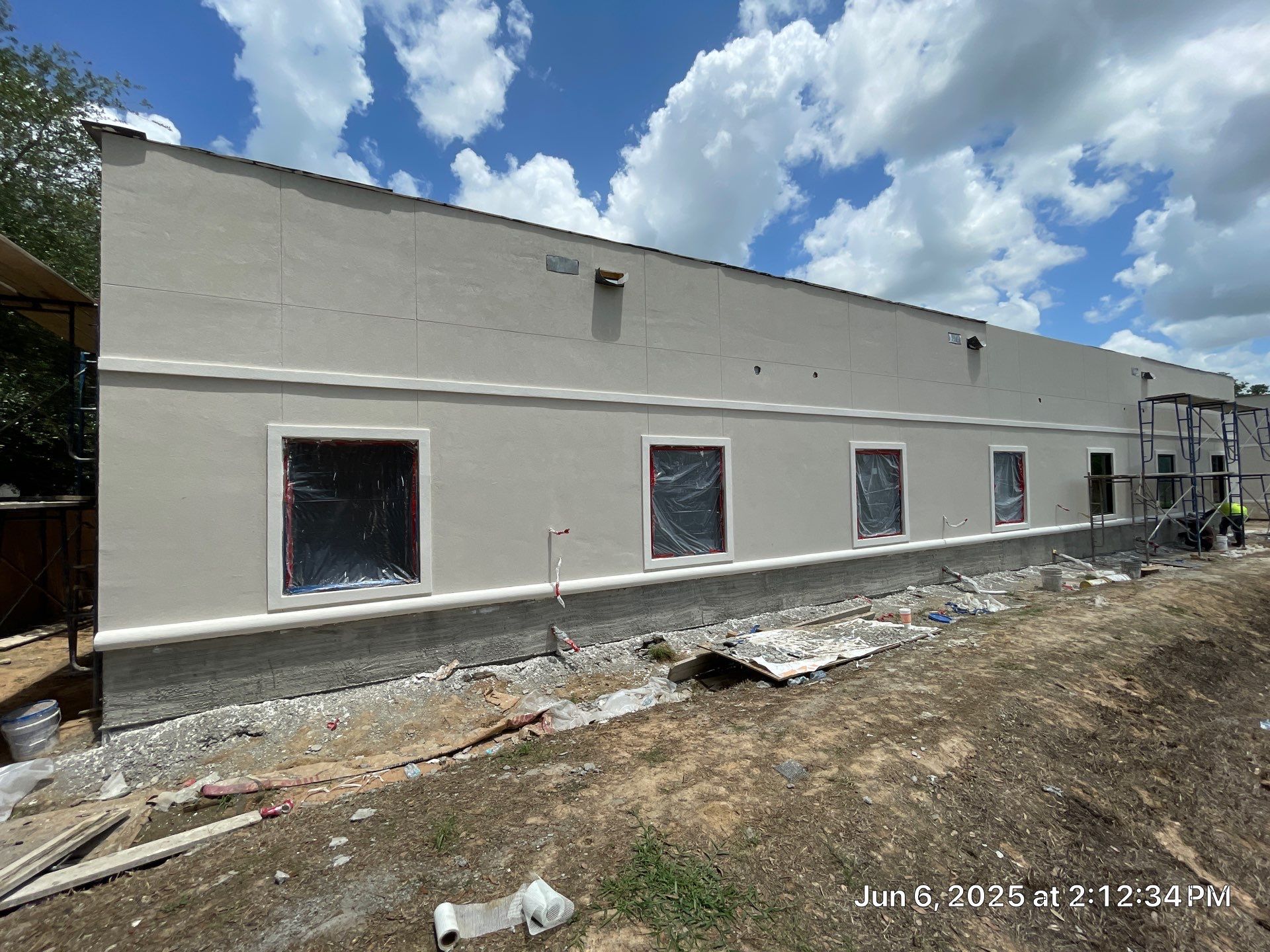 Commercial Façade Excellence with Bullnose Detailing by Apex Conventional Stucco Llc
