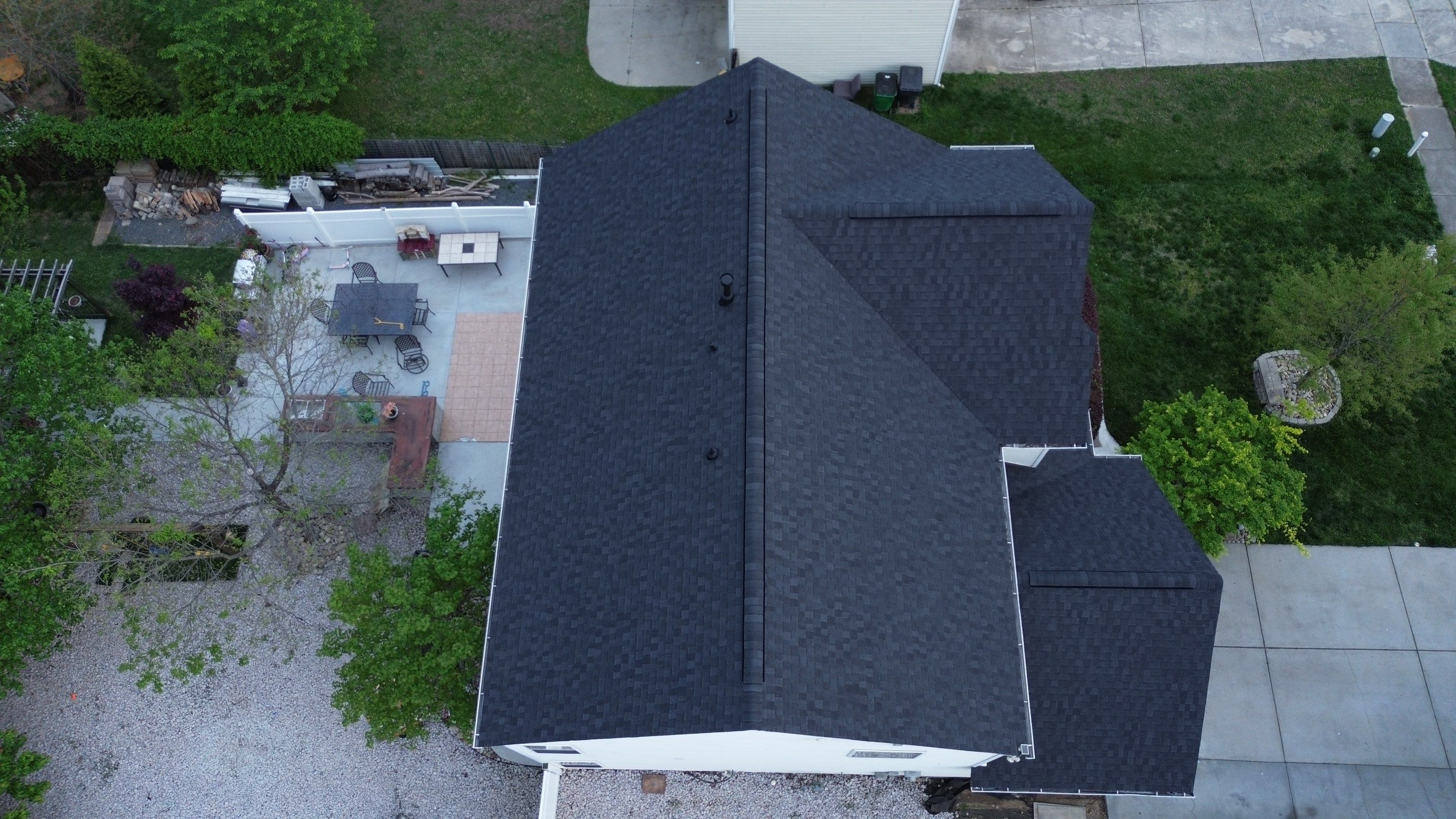 Roof and gutter replacement by hail damage by Just Brilliant Restoration JBR