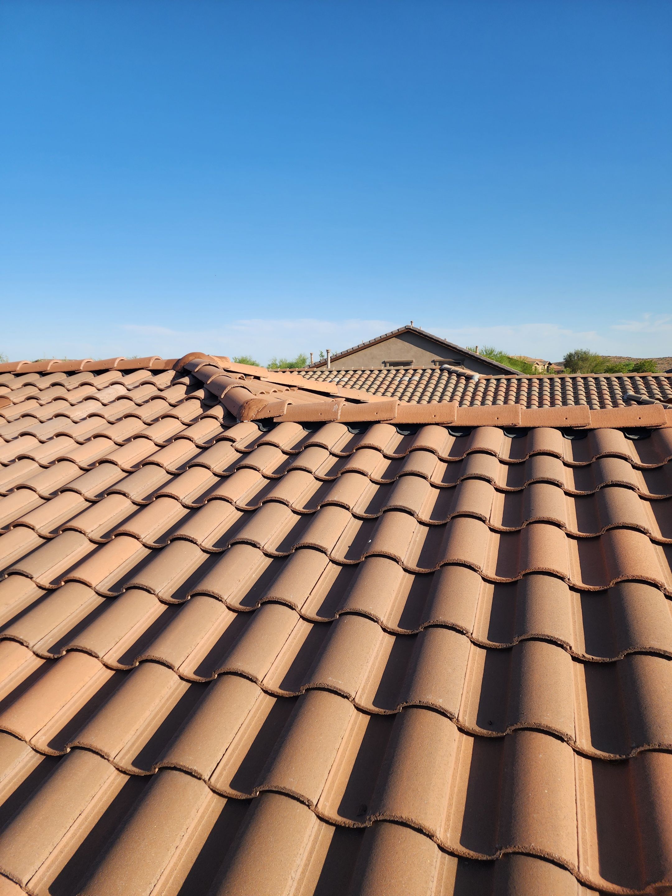 Terracotta Concrete Tile by Reimagine Roofing
