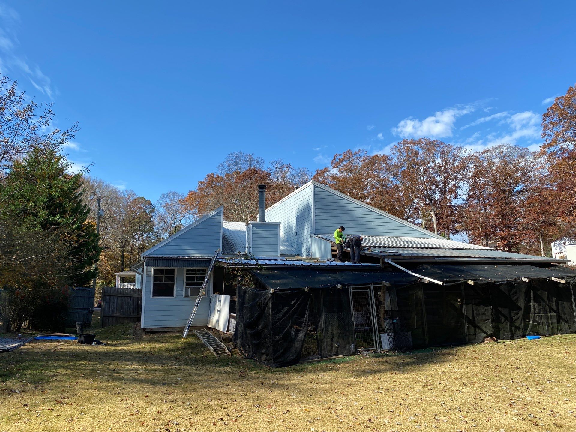Metal Roofing Project in Marietta by Capital City Roofing
