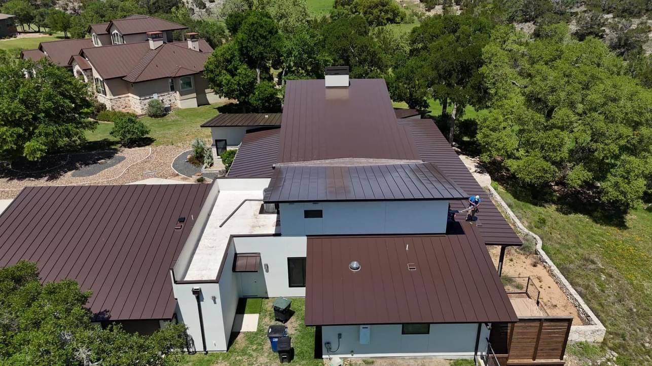 Standing Seam Custom Bent Roof by Lightning Exteriors